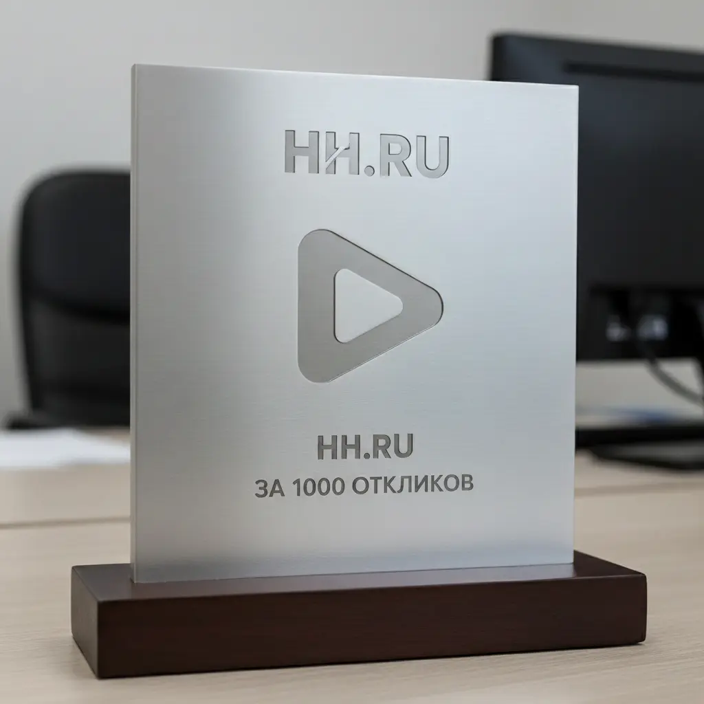 Серебряная кнопка hh за 1000 откликов? Увы, не пришлют | Сетка — социальная сеть от hh.ru