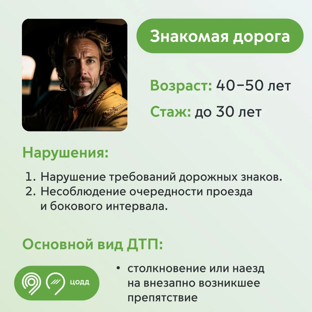 🚀 Влияют ли возраст и стаж водителя на аварийность? Эксперты ЦОДД проанализировали данные за 8 месяцев этого года | Сетка — социальная сеть от hh.ru