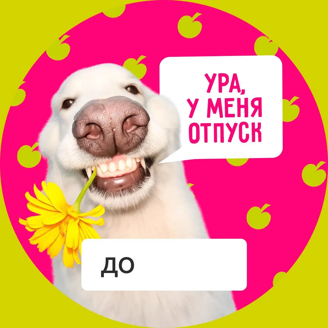 Тепло подкралось незаметно (а может, очень даже заметно), и вместе с ним — сезон отпусков 💚
Подготовили для вас аватарки, чтобы коллеги не отвлекали во время заслуженного отдыха | Сетка — социальная сеть от hh.ru