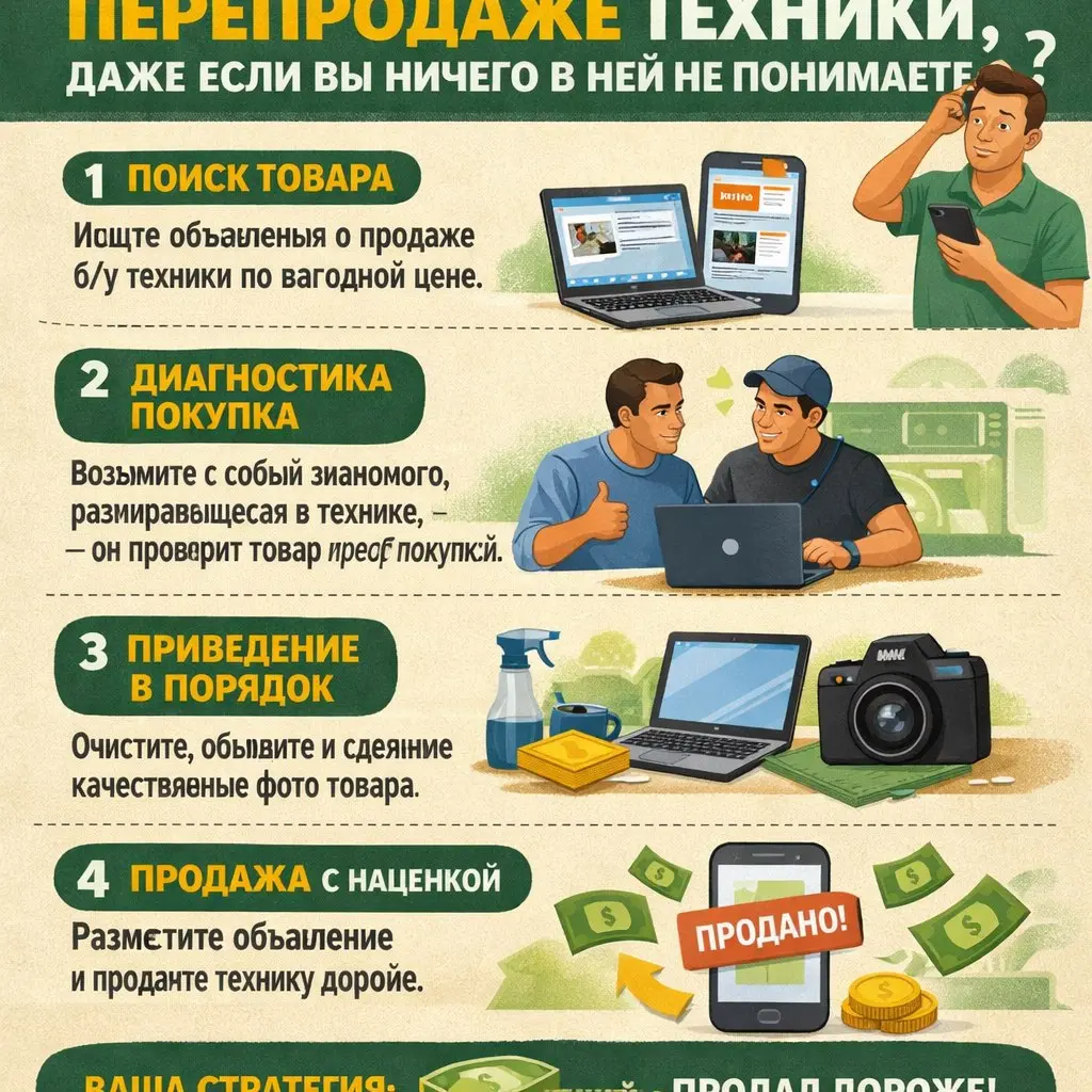 Как заработать на перепродаже техники | Сетка — социальная сеть от hh.ru