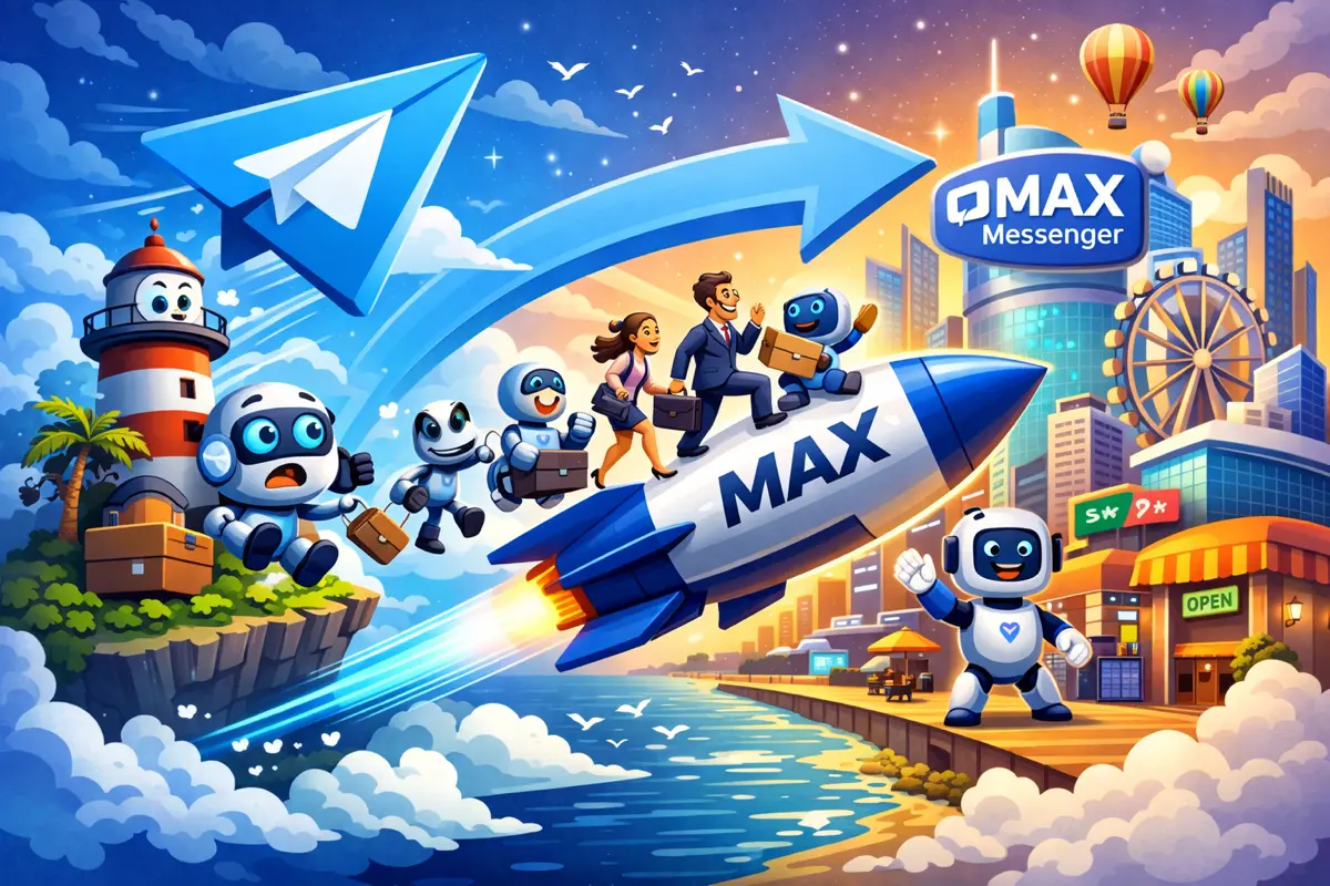 🚀 Пользователи массово переходят из Telegram в MAX Messenger, и для многих предпринимателей это уже стало вызовом: как не потерять клиентов и не остановить автоматизацию бизнеса
Решение есть | Сетка — социальная сеть от hh.ru