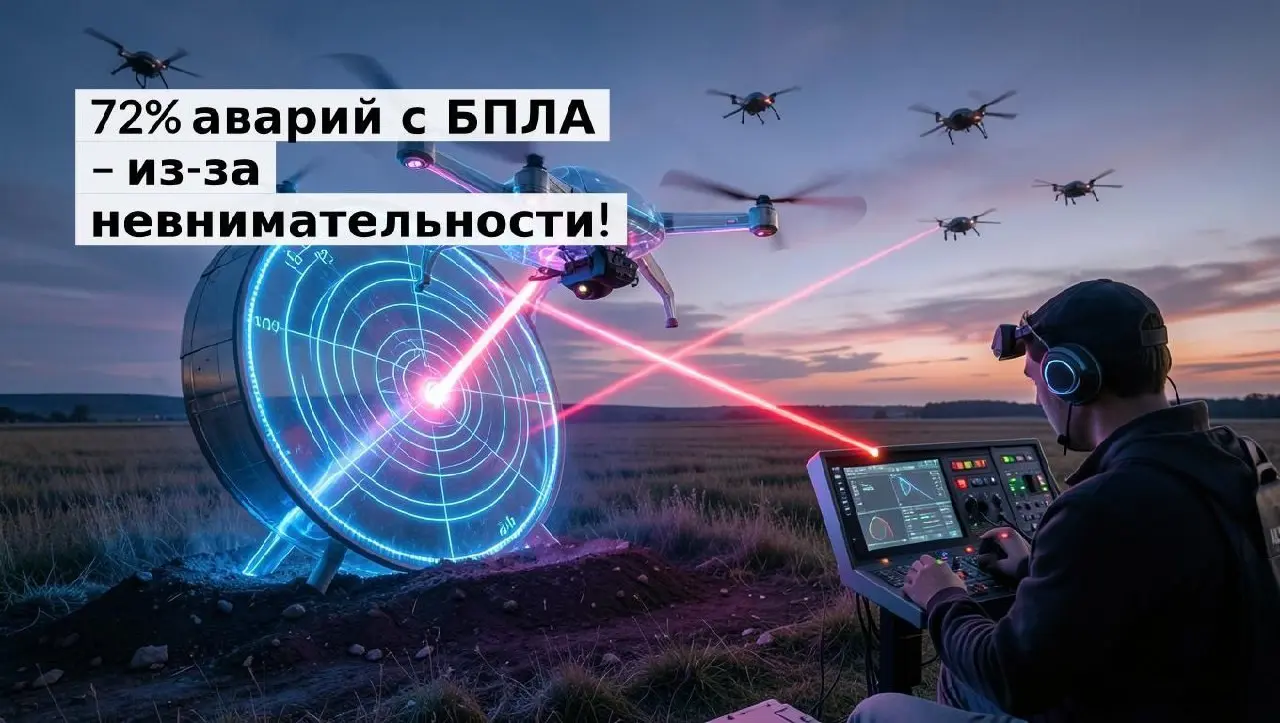 🚨 ЗНАЕТЕ ЛИ ВЫ, ЧТО 72% аварий с БПЛА в Саратовской области связаны с невнимательностью операторов? Анализ более 4,000 инцидентов показывает - без свежей информации и профессионального радарного контр... | Сетка — социальная сеть от hh.ru