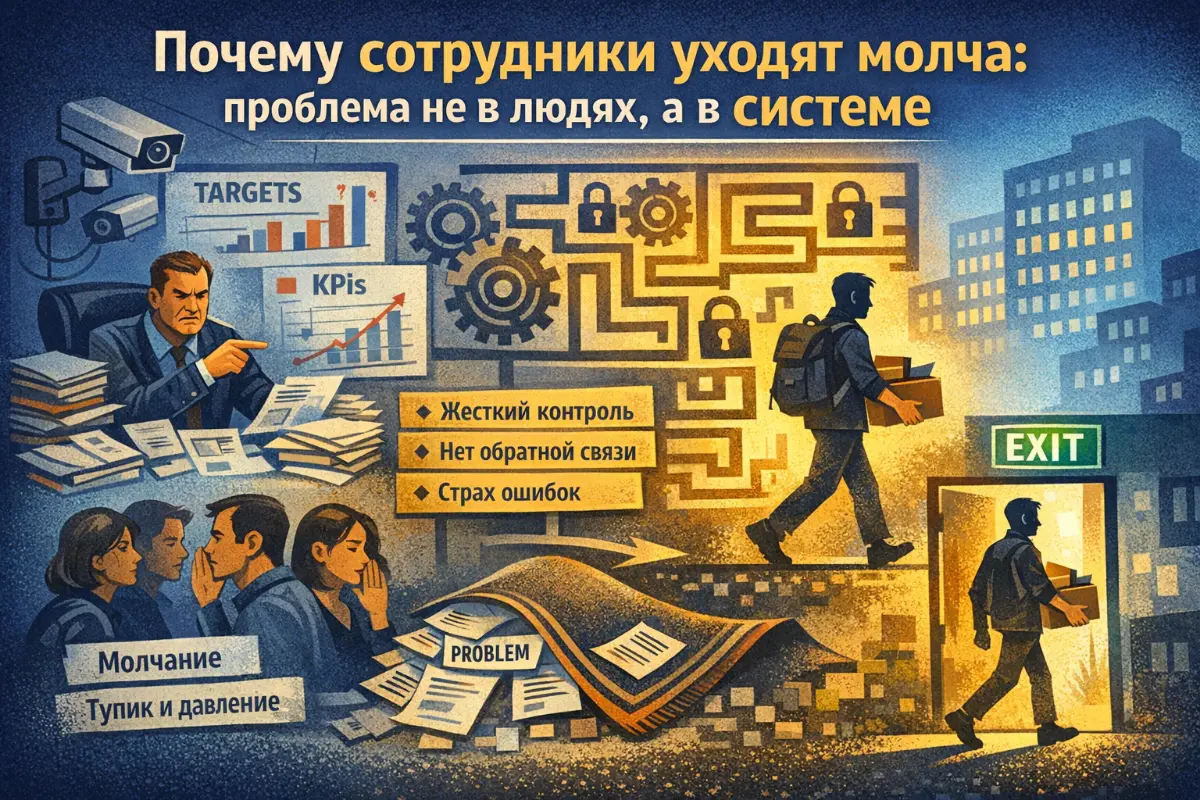 Почему сотрудники уходят молча: проблема в системе | Сетка — социальная сеть от hh.ru