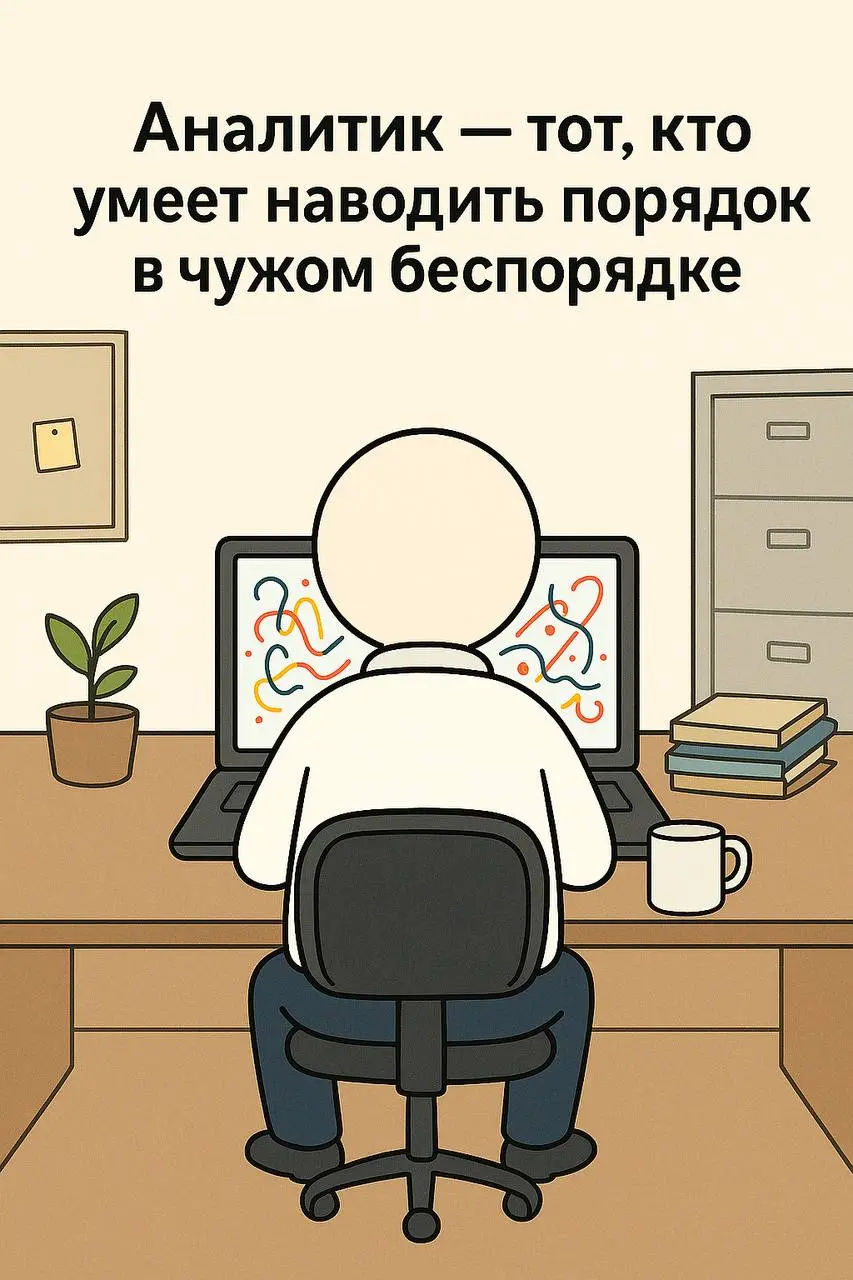 🎓 Серия постов: что должен знать и уметь аналитик #ЗнанияАналитика
Иногда создается ощущение, что аналитик должен знать всё на свете.
SQL? Конечно. BPMN? Без него никуда | Сетка — социальная сеть от hh.ru