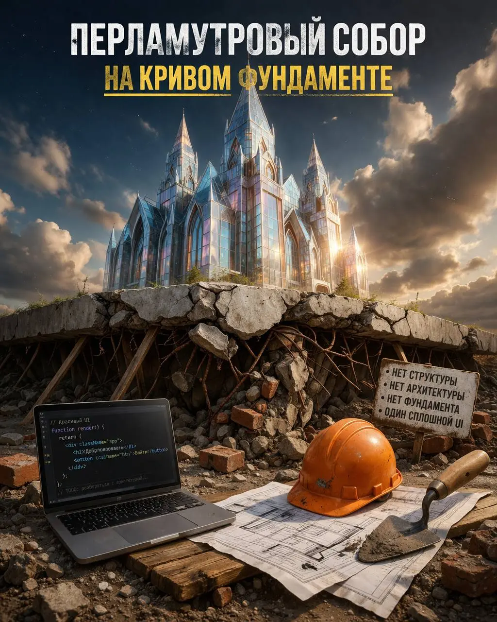 Перламутровый собор на кривом фундаменте | Сетка — социальная сеть от hh.ru