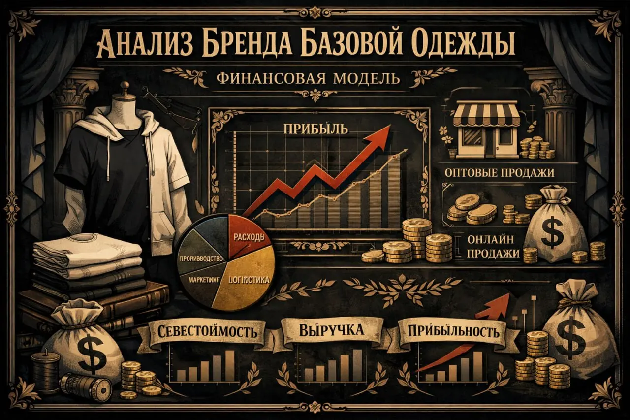 1/3. Анализ для бренда одежды с планом выручки 12 000 000 р | Сетка — социальная сеть от hh.ru