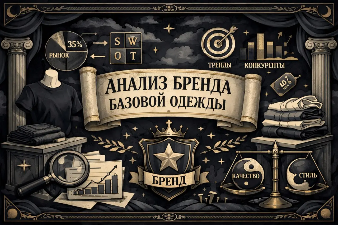 3/3. Анализ для бренда одежды с планом выручки 12.000.000 р | Сетка — социальная сеть от hh.ru