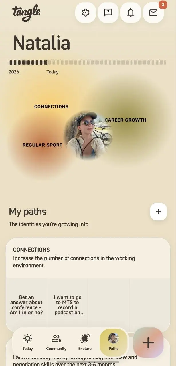 Помните новость о том, что создатели Pinterest и Twitter запускают соцсеть для достижения персональных целей?
Я получила инвайт в тест 💅
За первые полчаса использования вердикт: приложение выглядит ка... | Сетка — социальная сеть от hh.ru