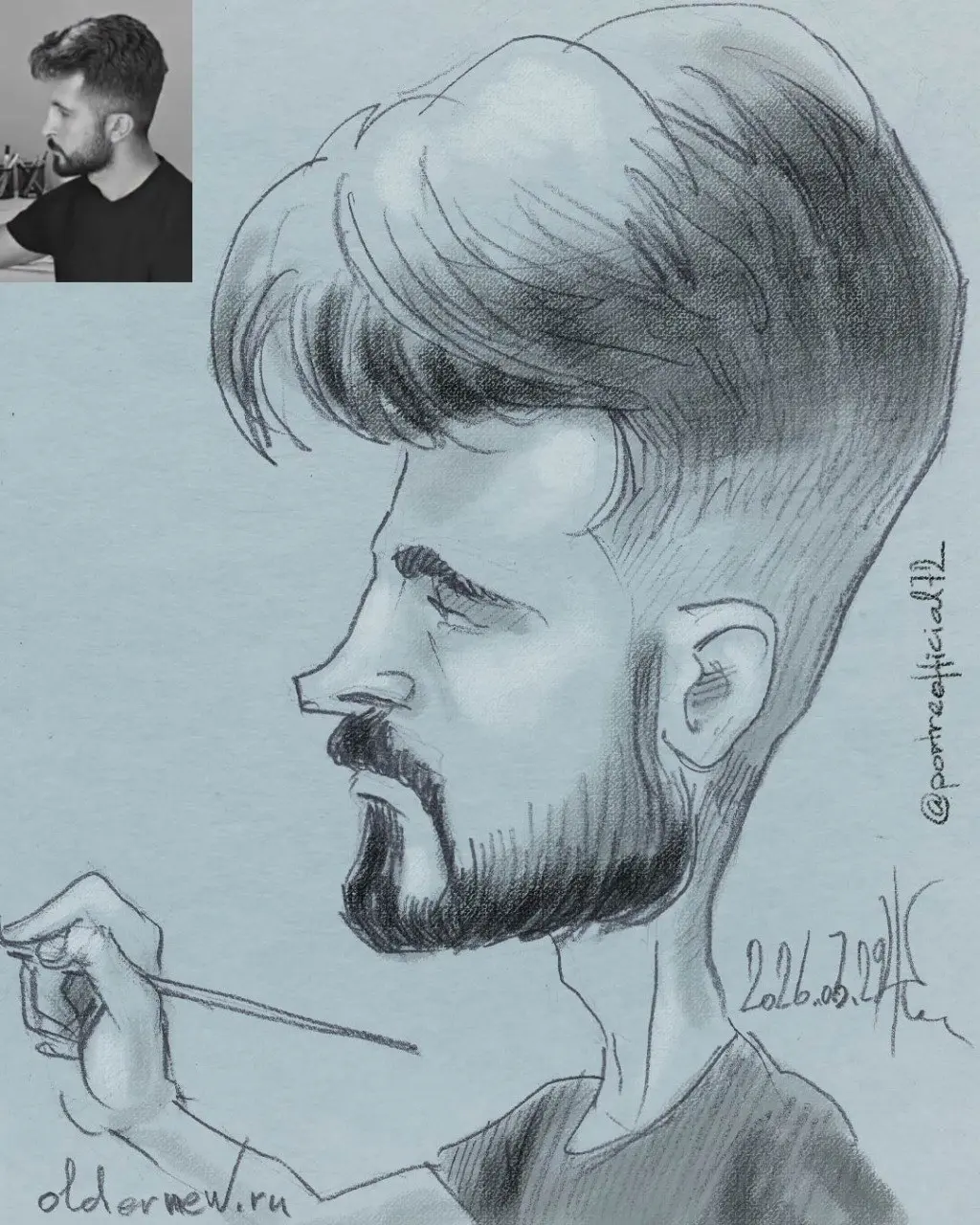 Сюрприз для подписчика @portreofficial72 (инста)
.
#шаржпофото #шаржназаказ
#ondailyart #oldernewpencil #oldernewdigital #oldernewsketch #художникхудожника #oldernewsurprise | Сетка — социальная сеть от hh.ru