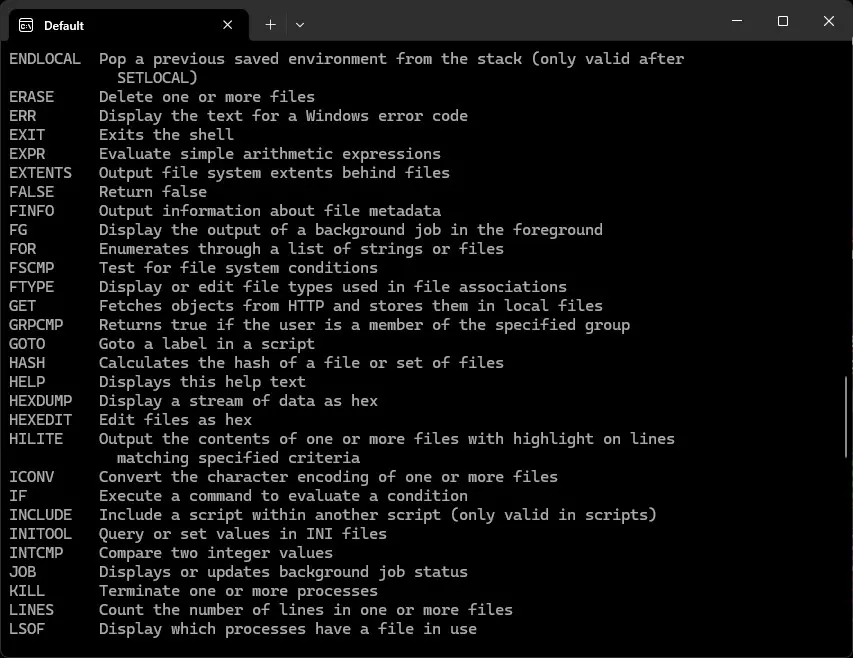 Yori - гибкая командная оболочка для Windows, как Bash | Сетка — социальная сеть от hh.ru