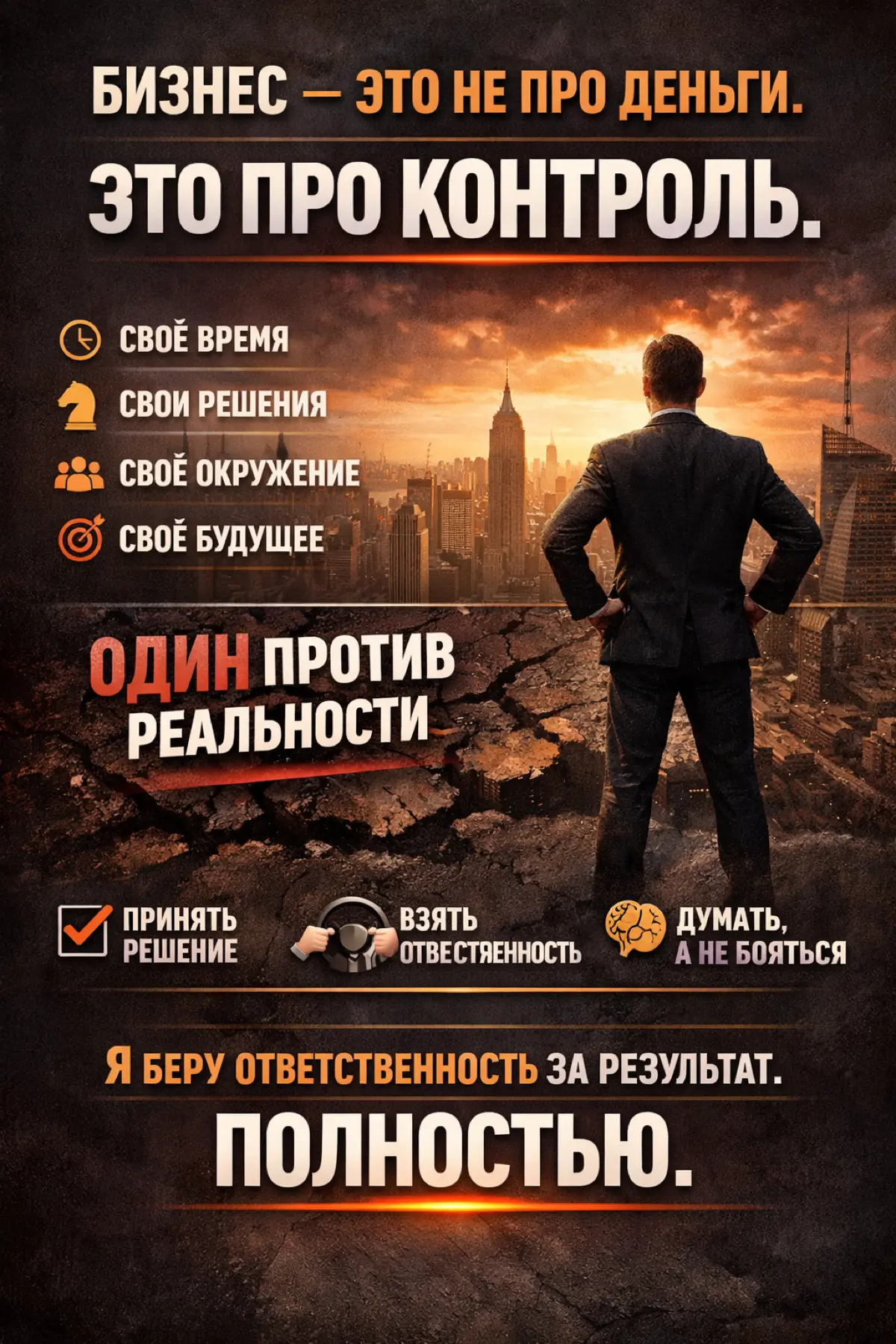 💼 Бизнес — это не про деньги. Это про контроль. | Сетка — социальная сеть от hh.ru