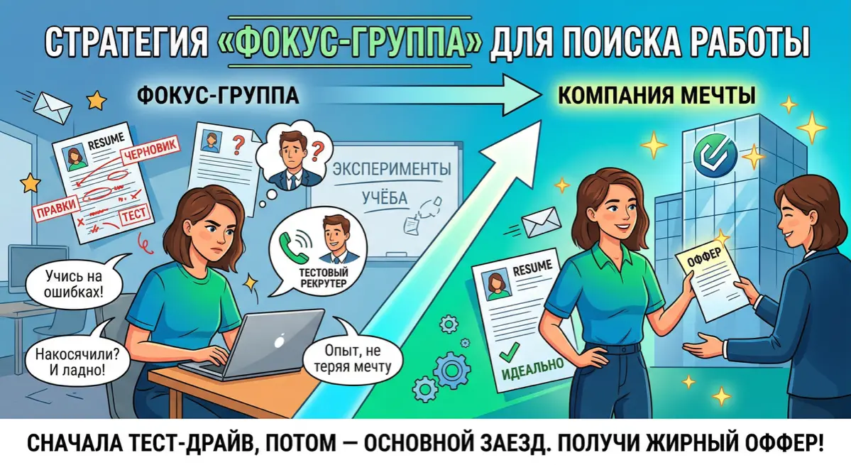 Не учитесь на своих ошибках... учитесь на «фокус-группах» | Сетка — социальная сеть от hh.ru