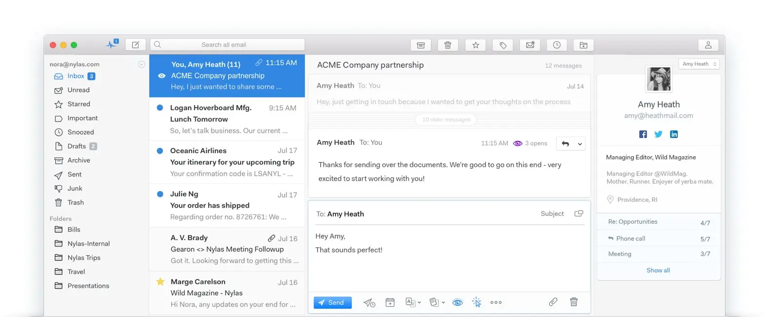 Mailspring
Mailspring — это быстрый и полностью открытый почтовый клиент для Mac, Windows и Linux, предназначенный для эффективного управления электронной почтой | Сетка — социальная сеть от hh.ru