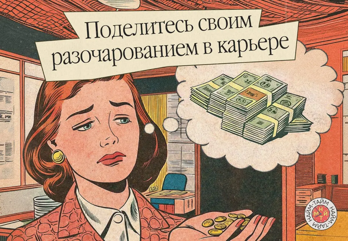 Поделитесь своим самым большим разочарованием в карьере | Сетка — социальная сеть от hh.ru