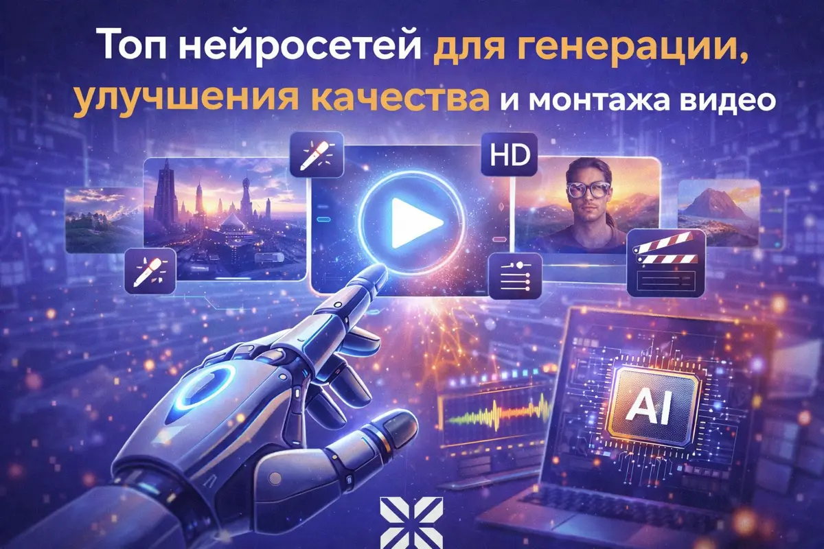 Топ нейросетей для генерации, апскейла и монтажа виде | Сетка — социальная сеть от hh.ru