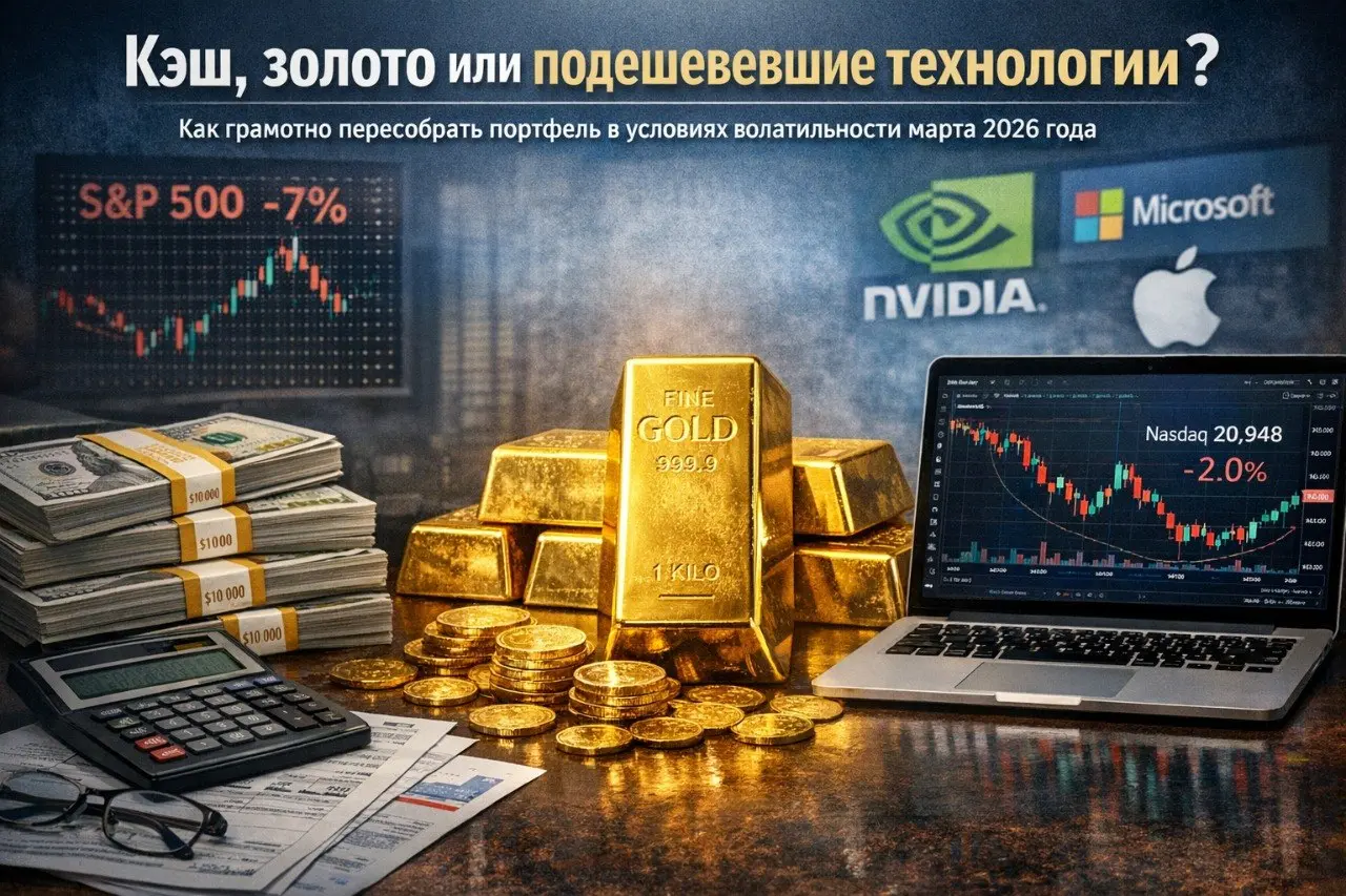 Как грамотно пересобрать портфель в условиях волатильности марта 2026 года
#Инвестиции #Портфель #Золото #Кэш #ТехСектор #ИИ #РебалансировкаПортфеля #ЗащитныеАктивы #Диверсификация #Волатильность #Фин... | Сетка — социальная сеть от hh.ru