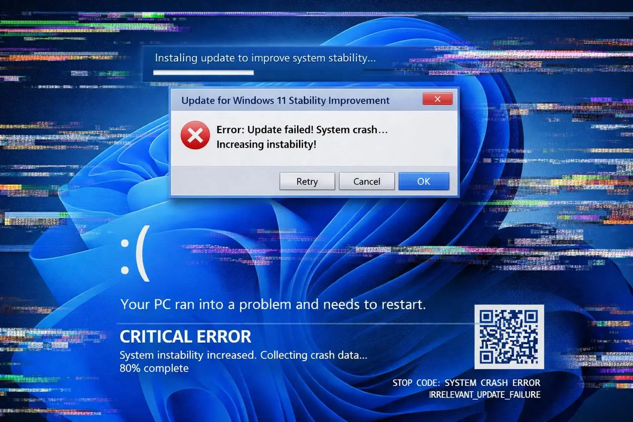 Microsoft приостановила распространение последнего обновления KB5079391 для Windows 11 из-за ошибок установки | Сетка — социальная сеть от hh.ru