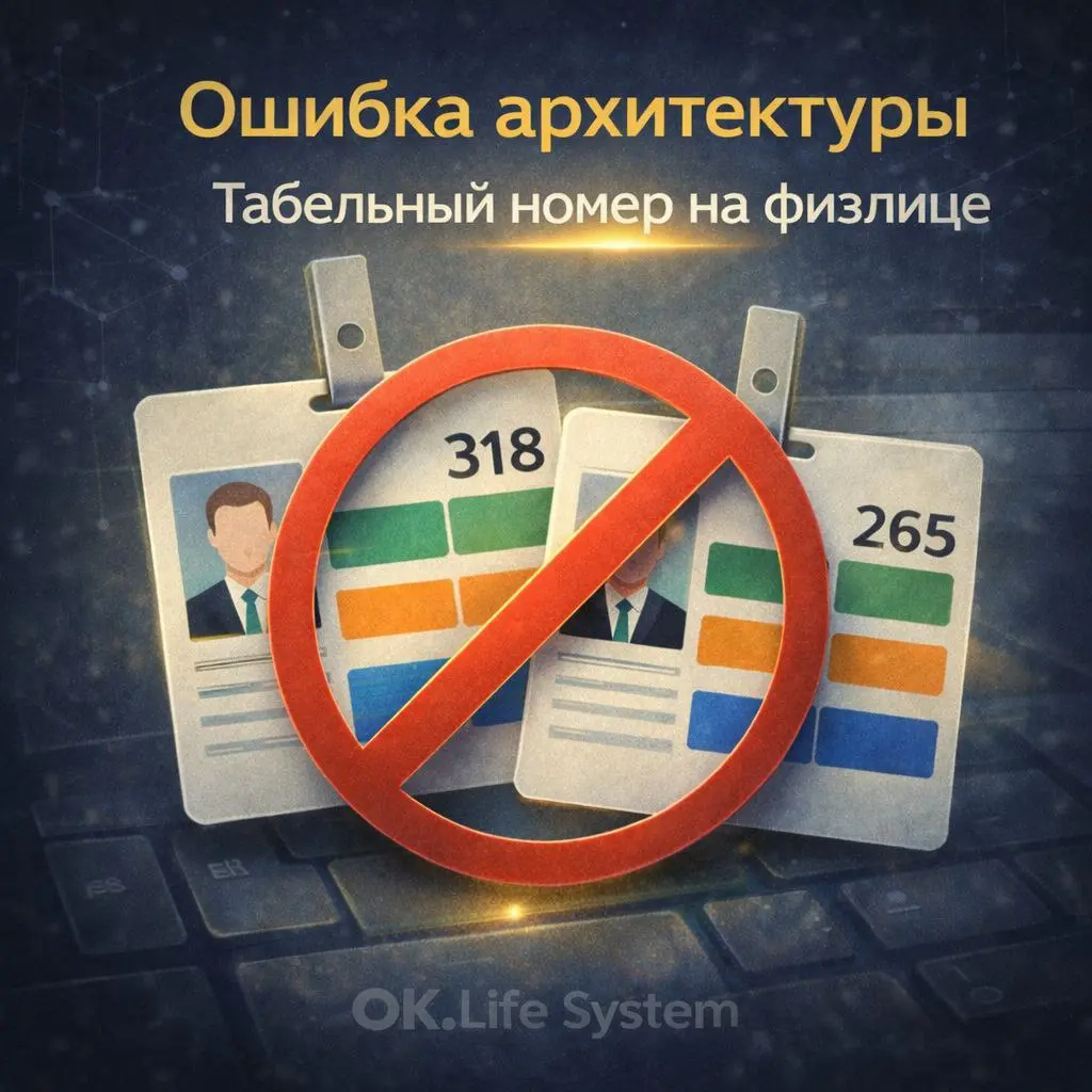 Про табельный номер на физлице
Несколько раз на проектах встречала «гениальную» идею: вынести табельный номер на физическое лицо | Сетка — социальная сеть от hh.ru