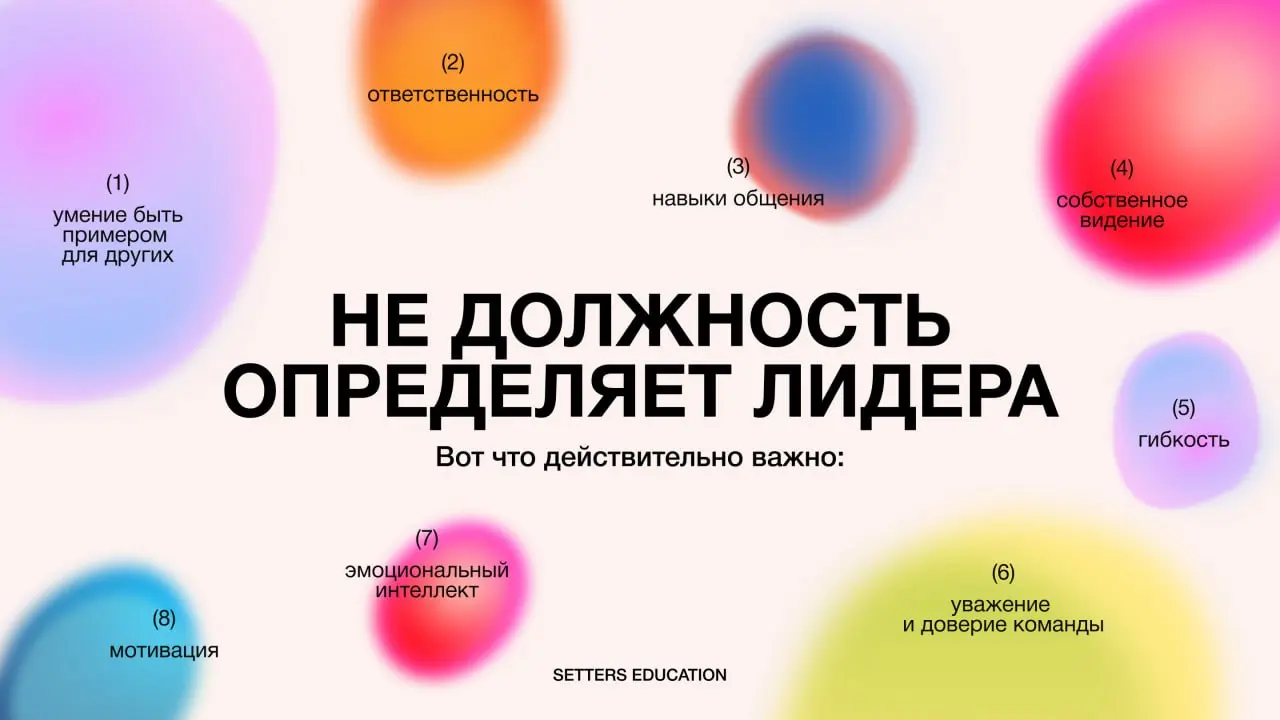Что на самом деле делает вас лидером?
Лидерство отражается не в должности на работе, а в качествах, которые помогают двигать вперёд людей, команды и индустрии | Сетка — социальная сеть от hh.ru