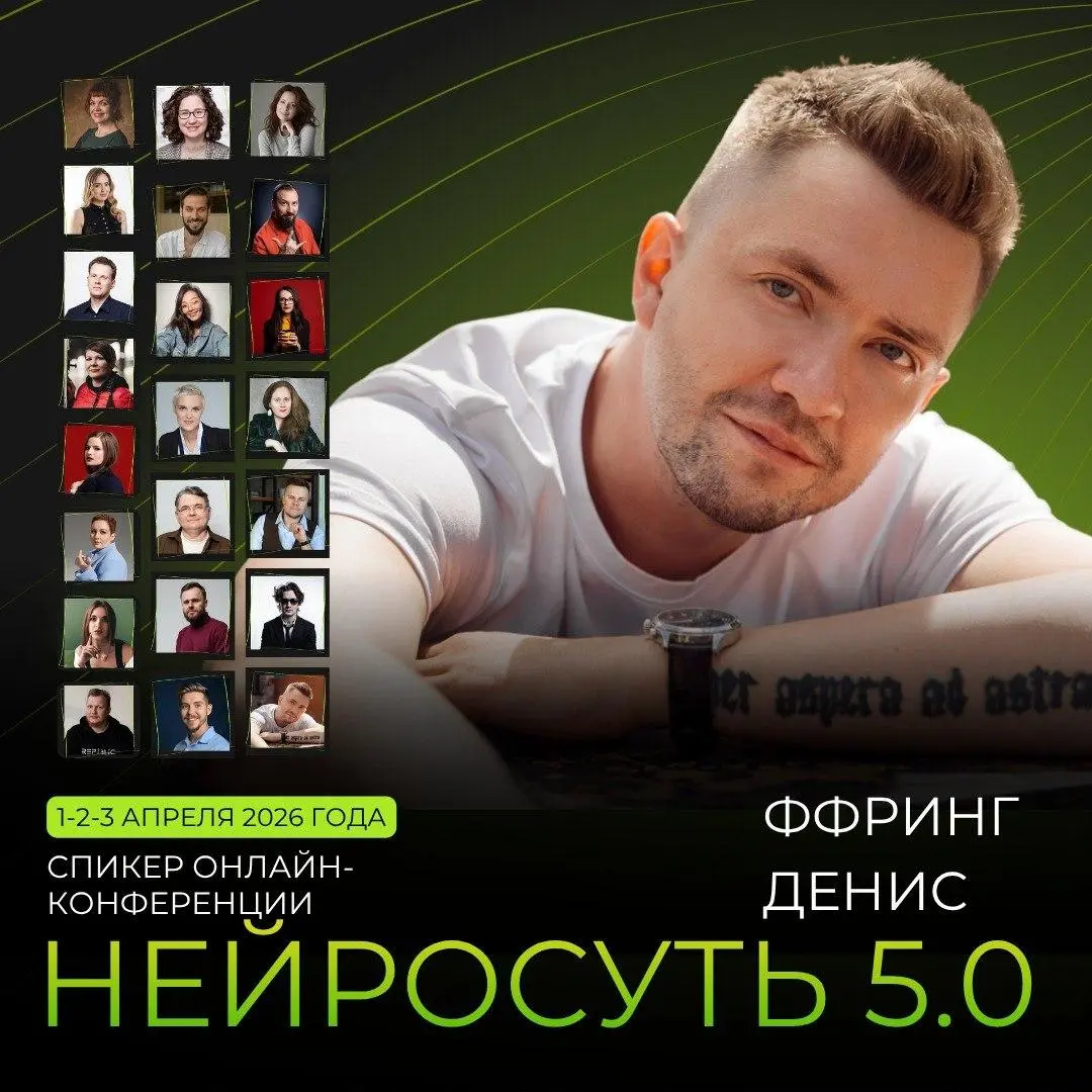 ВайбМаркетинг — САМОЕ НОВОЕ НАПРАВЛЕНИЕ. Узнайте все ПЕРВЫМИ БЕСПЛАТНО — вживую
3 апреля в 17:00 я закрываю своим выступлением конференцию НейроСуть | Сетка — социальная сеть от hh.ru
