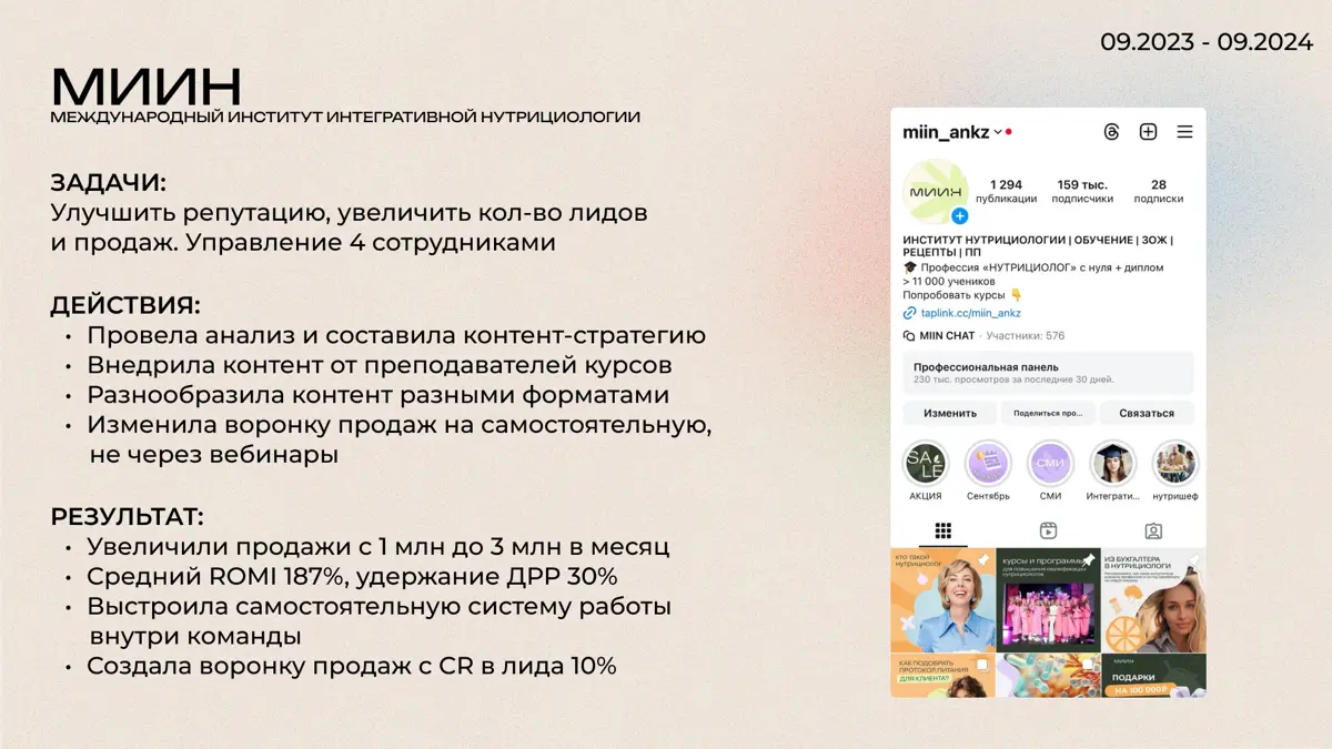 Как выглядит продающее портфолио? | Сетка — социальная сеть от hh.ru