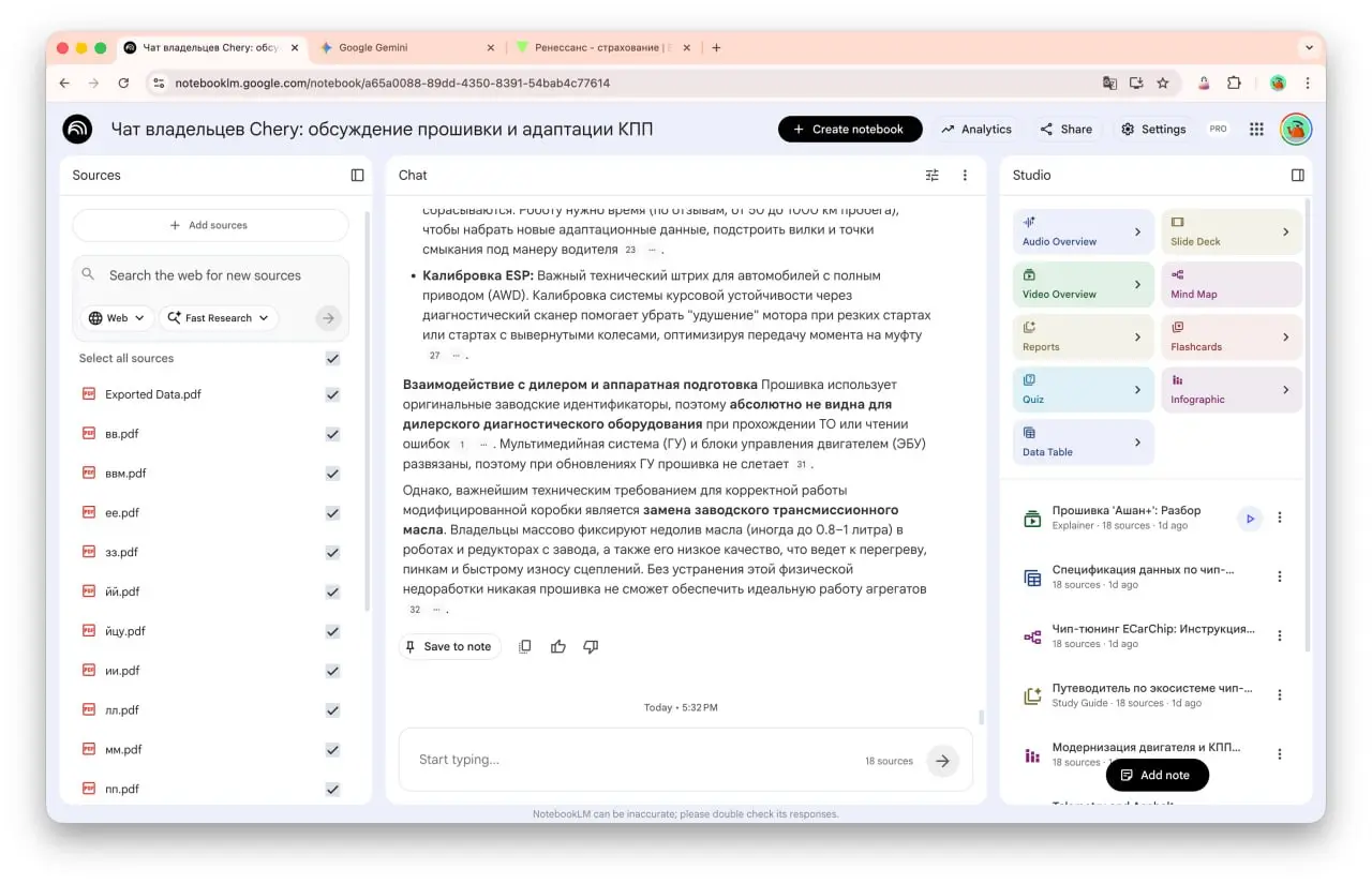 Google NotebookLM превращается в могучий инструмент для бизнеса, если вы знаете активные чаты в Телеграмме, где обсуждают нужные вам вопросы-услуги-идеи и т.п | Сетка — социальная сеть от hh.ru