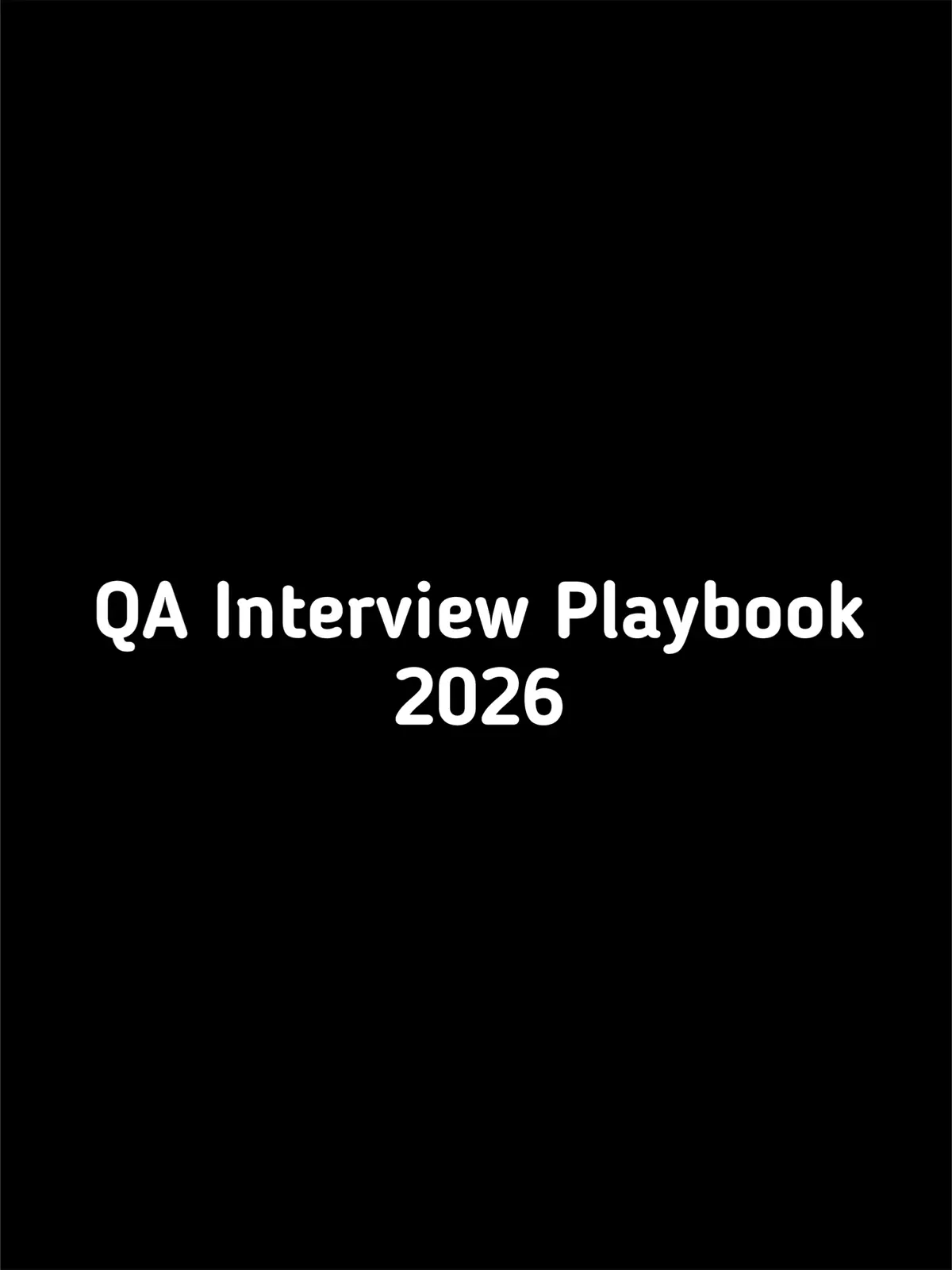 🔥 QA Interview Playbook 2026 | Сетка — социальная сеть от hh.ru
