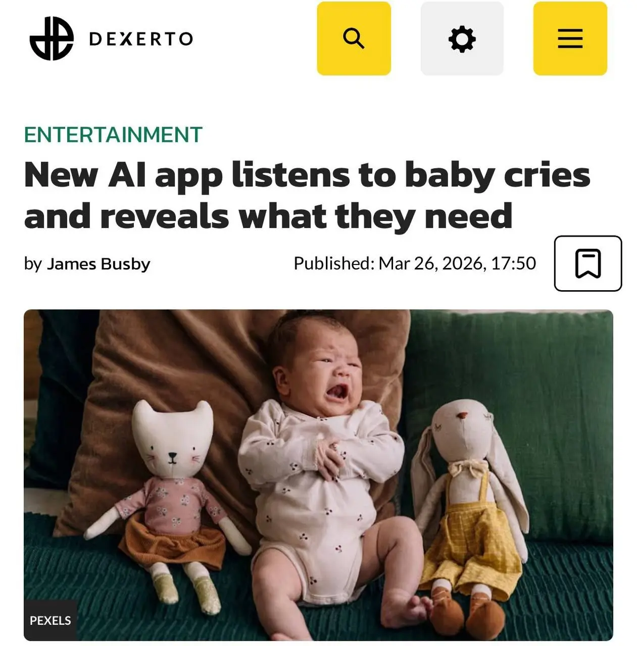 👶АГУ-АГУ — ЭТО НЕ АГУША, ЭТО АГЕНТЫ👶
Японцы снова впереди планеты всей: нейросеть, обученная на десятках тысяч записей, за 5–10 секунд расшифровывает плач младенца и выдаёт чёткий диагноз: голод 😋, ус... | Сетка — социальная сеть от hh.ru