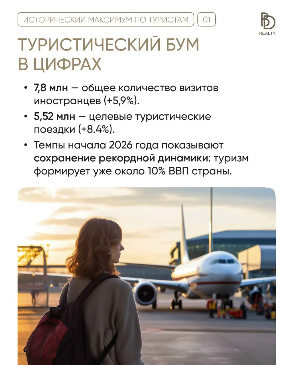 Грузия пробила исторический рекорд по туристам 📈
За 2025 год страна приняла рекордные 5,5 миллиона туристов (и 7,8 млн визитов всего) | Сетка — социальная сеть от hh.ru