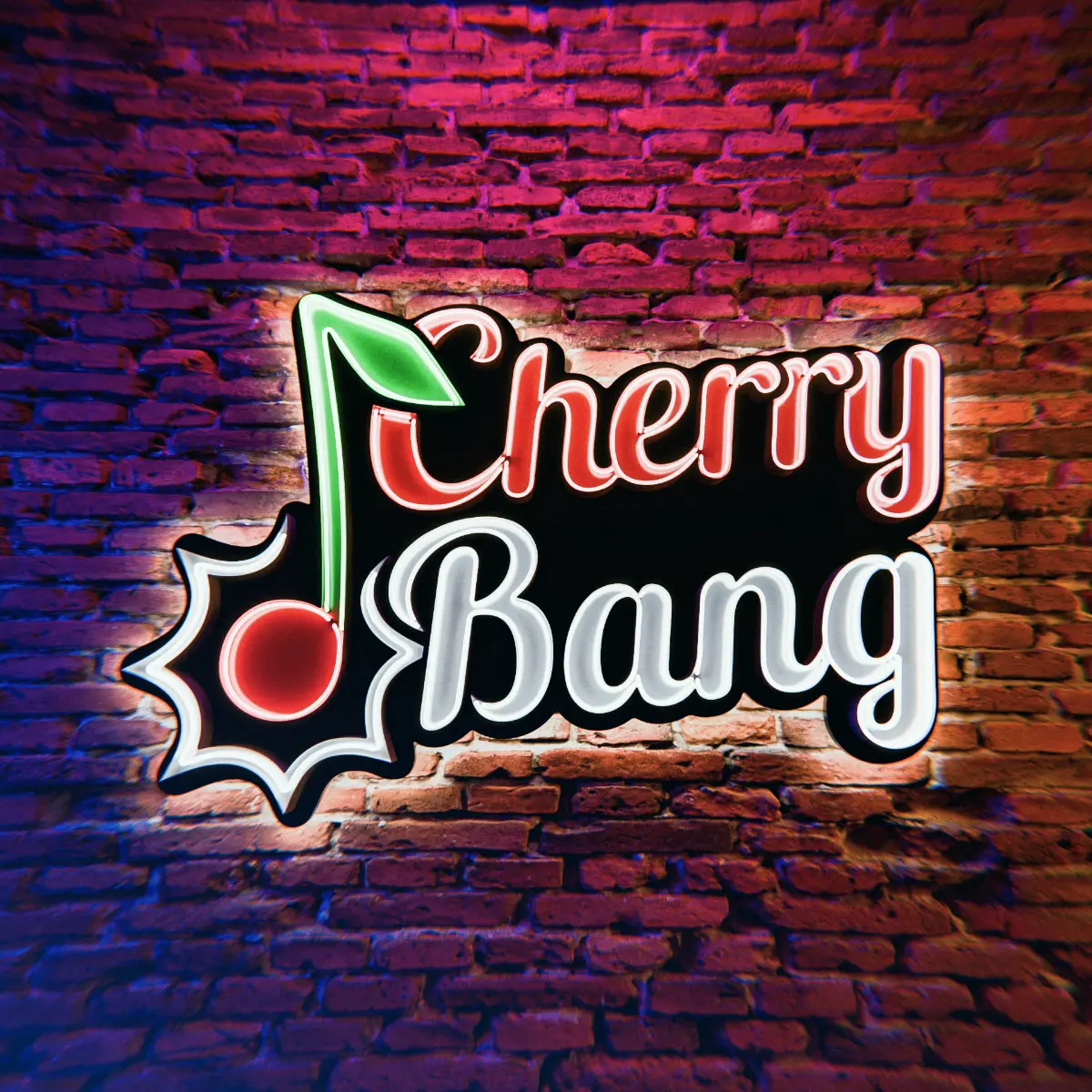 3D версия логотипа Cherry Bang🍒💥🎶 | Сетка — социальная сеть от hh.ru