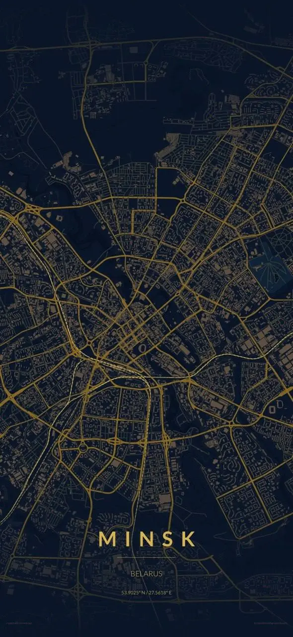 Такую красоту можно сделать на сайте terraink.app. В разных форматах в разных цветах, красота. | Сетка — социальная сеть от hh.ru