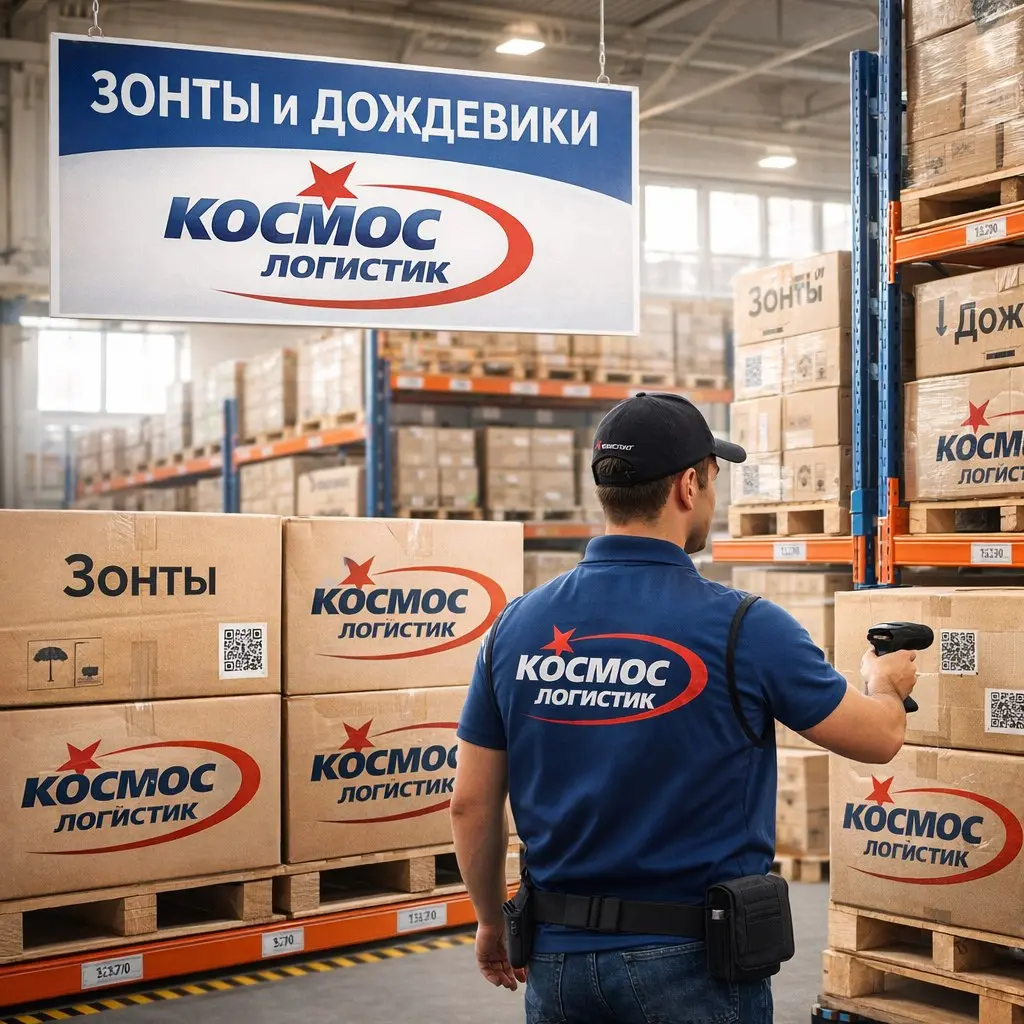 Хранение зонтов и дождевиков
Сортируйте товар по SKU для ускорения сборки заказов. В Космос Логистик мы размещаем паллеты от 25 р/сутки, что экономит бюджет в несезон | Сетка — социальная сеть от hh.ru