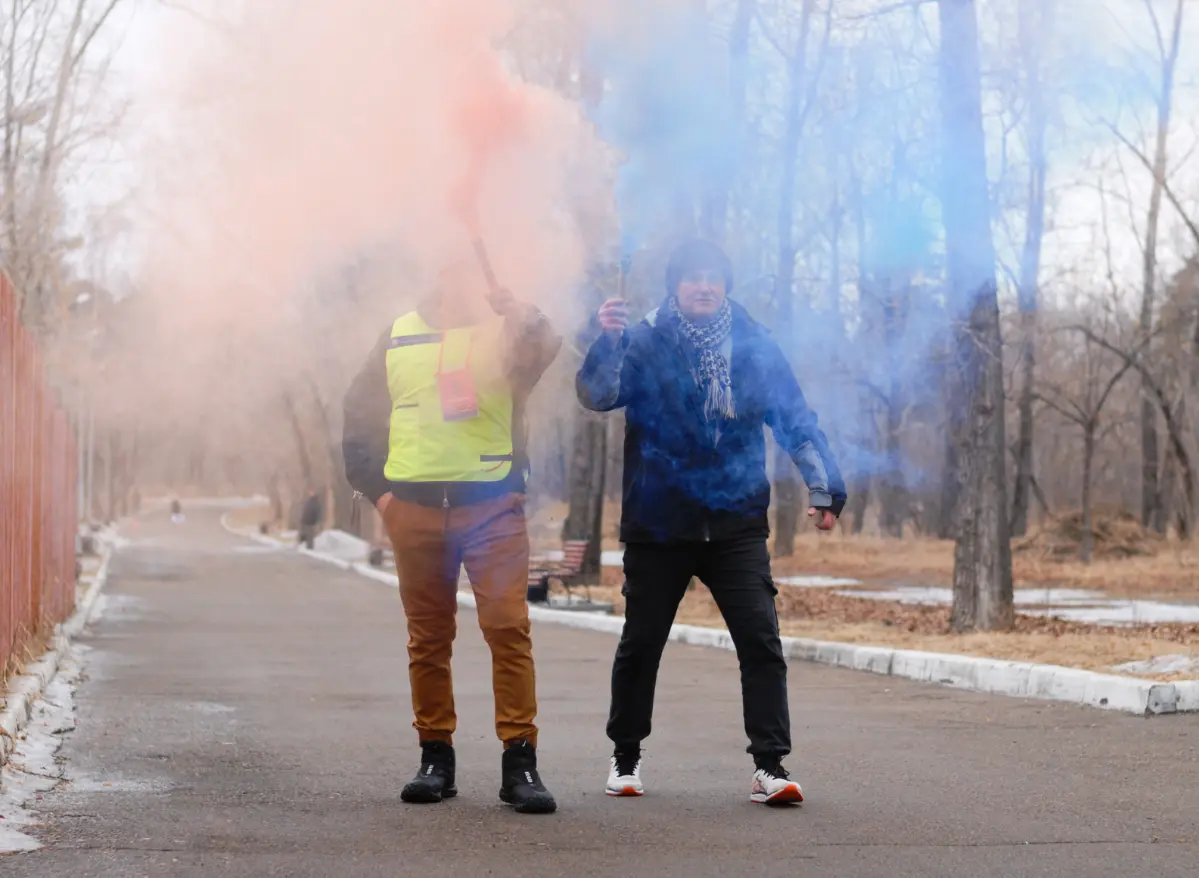 Недавняя фотосъемка(фото отчет) "5 Вёрст". Был ровно 1 год основания движения в Ангарске. За этот год проделано немало работы, пришло много желающих и неравнодушных спортсменов. | Сетка — социальная сеть от hh.ru