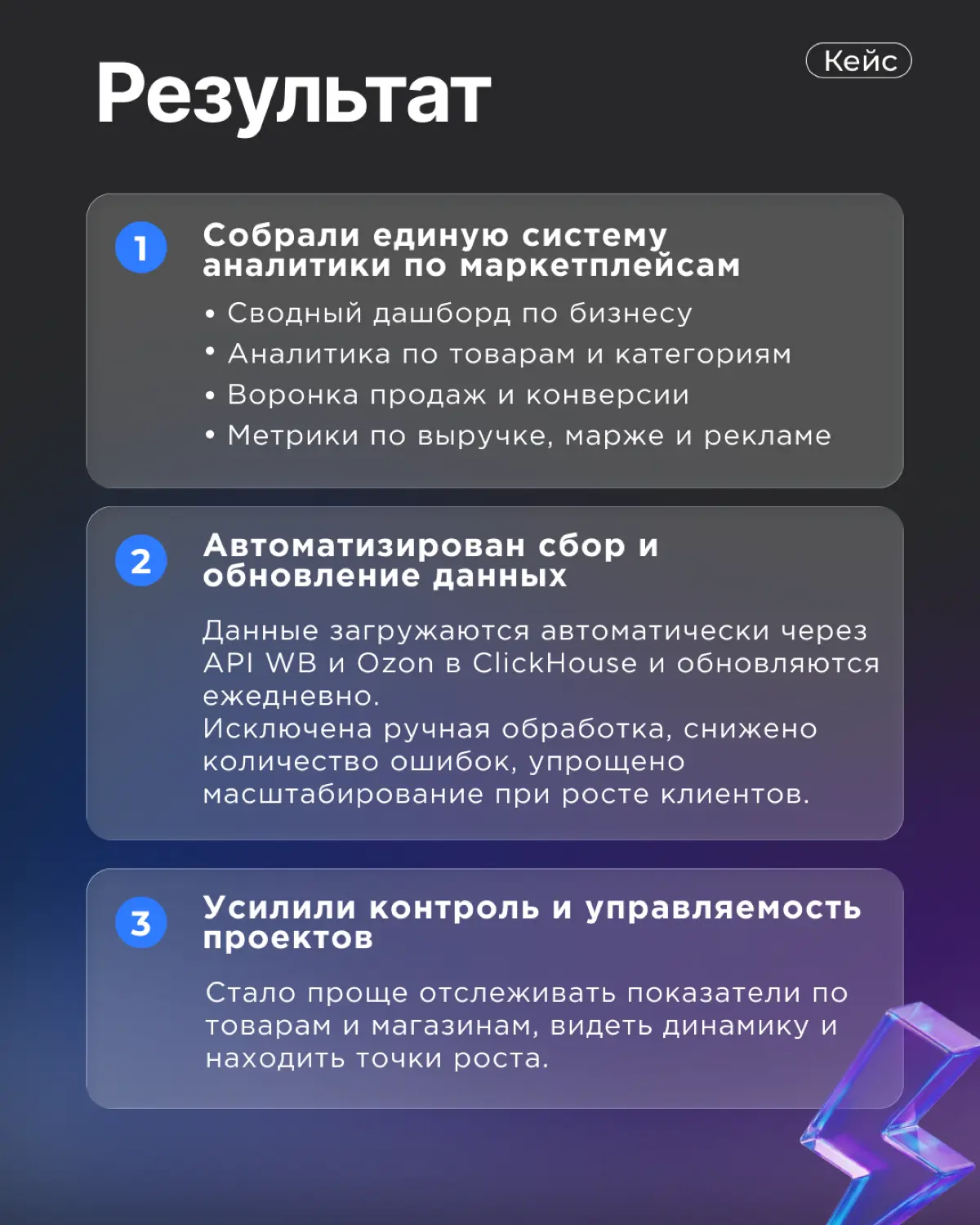 Кейс: Автоматизация аналитики маркетплейсов | Сетка — социальная сеть от hh.ru