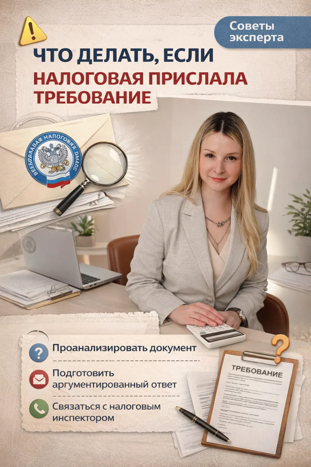 Налоговая прислала требование? Не паникуйте — действуйте! | Сетка — социальная сеть от hh.ru