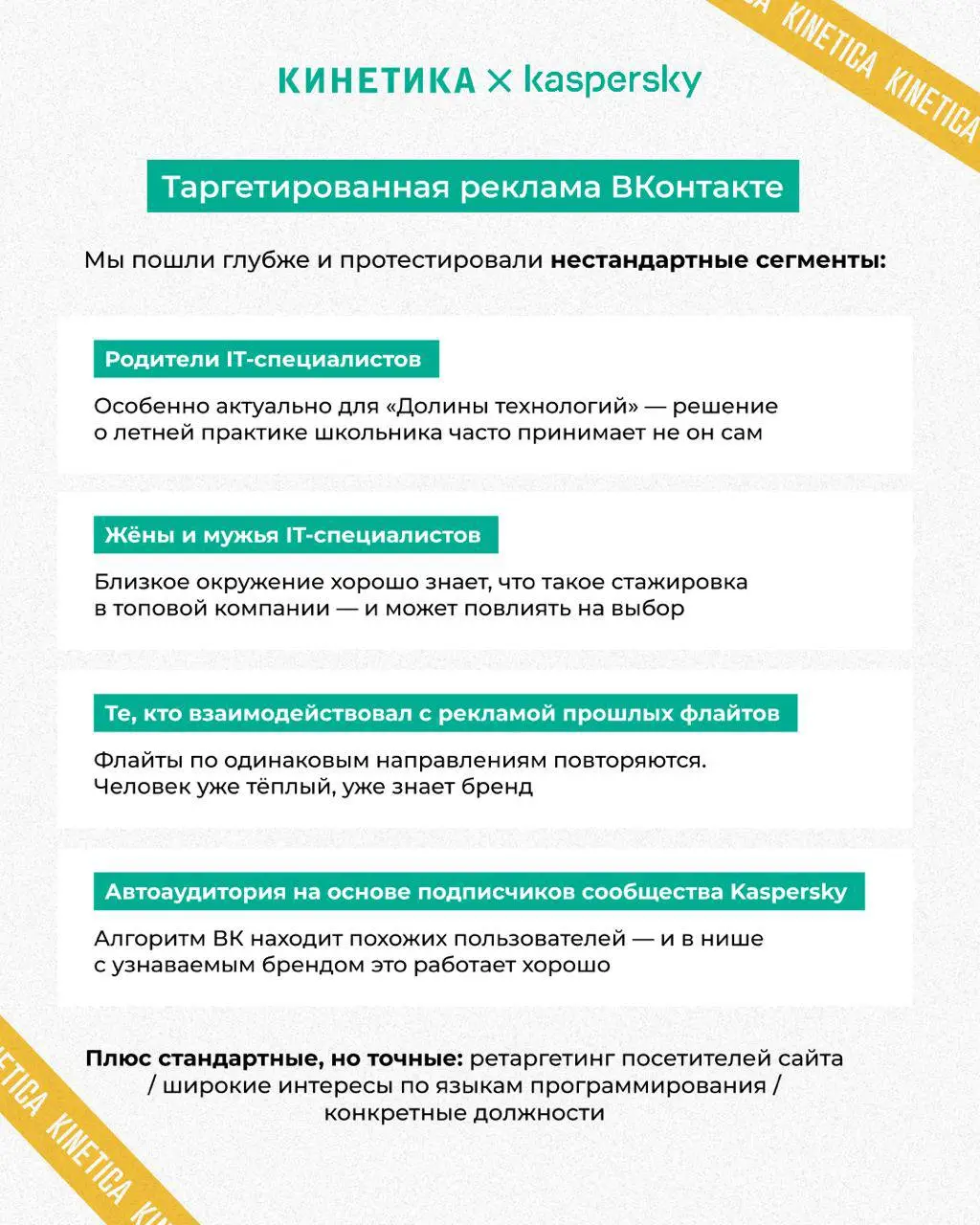 🤖 Как мы помогли «Лаборатории Касперского» найти молодые IT-таланты: история про котиков, родителей и +800% откликов
Мы работаем с «Лабораторией Касперского» уже более трех лет | Сетка — социальная сеть от hh.ru