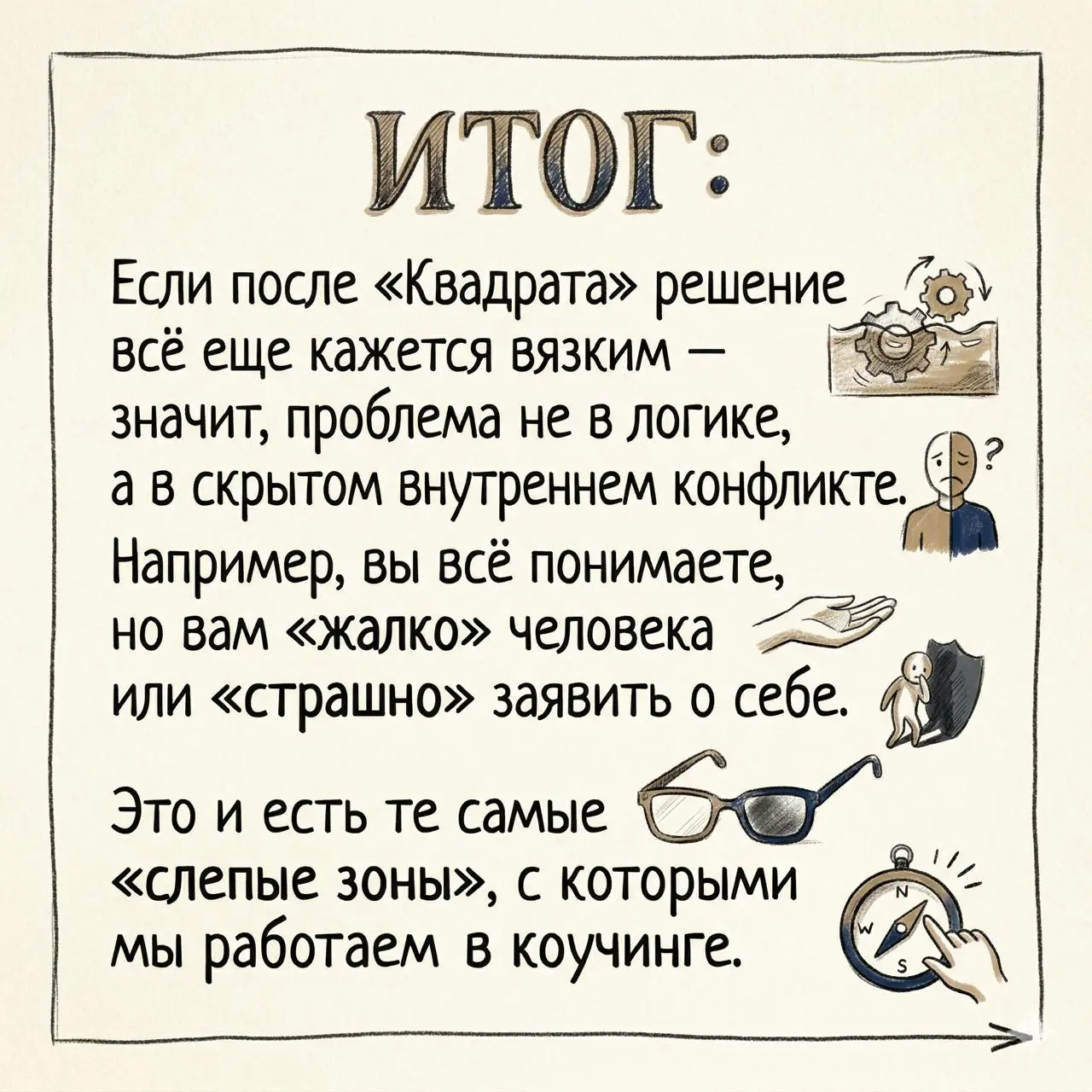Как принимать решения, когда мешают сомнения?
Трудно выбрать верный путь, когда на вас давит ответственность. Мы боимся ошибиться, потерять авторитет или упустить момент | Сетка — социальная сеть от hh.ru
