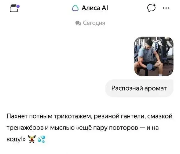 👃ЧЕМ ВОНЯЕТ ТВОЯ ГАЛЕРЕЯ?
Яндекс выкатили в Алисе AI функцию распознавания запахов по фото — впервые в мире нейросеть «понюхает» то, что на изображении 🌬
▌ Как это работает?
• 📸 Загружаешь фото → Алис... | Сетка — социальная сеть от hh.ru