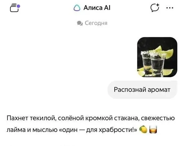👃ЧЕМ ВОНЯЕТ ТВОЯ ГАЛЕРЕЯ?
Яндекс выкатили в Алисе AI функцию распознавания запахов по фото — впервые в мире нейросеть «понюхает» то, что на изображении 🌬
▌ Как это работает?
• 📸 Загружаешь фото → Алис... | Сетка — социальная сеть от hh.ru