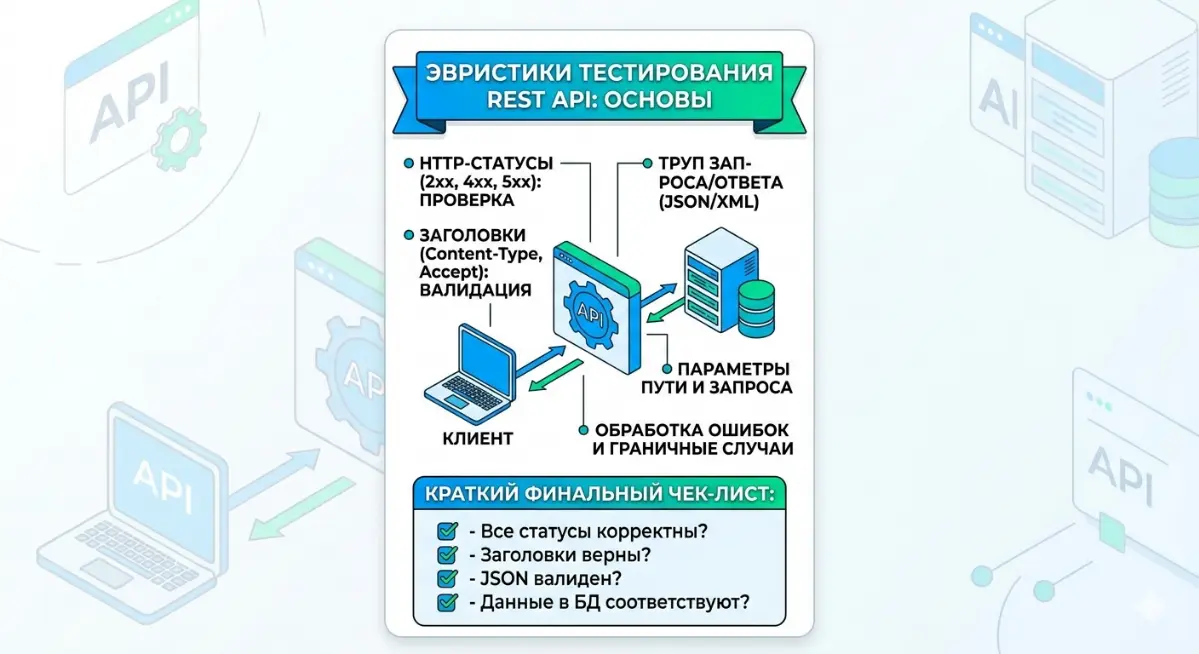 Эвристики тестирования API | Сетка — социальная сеть от hh.ru