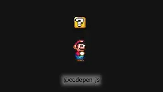 Interactive Super Mario — Super Mario. Реализована с помощью CSS и JS
Канал в Max 🇷🇺
https://codepen.io/merchedev/pen/BaYqyNx | Сетка — социальная сеть от hh.ru