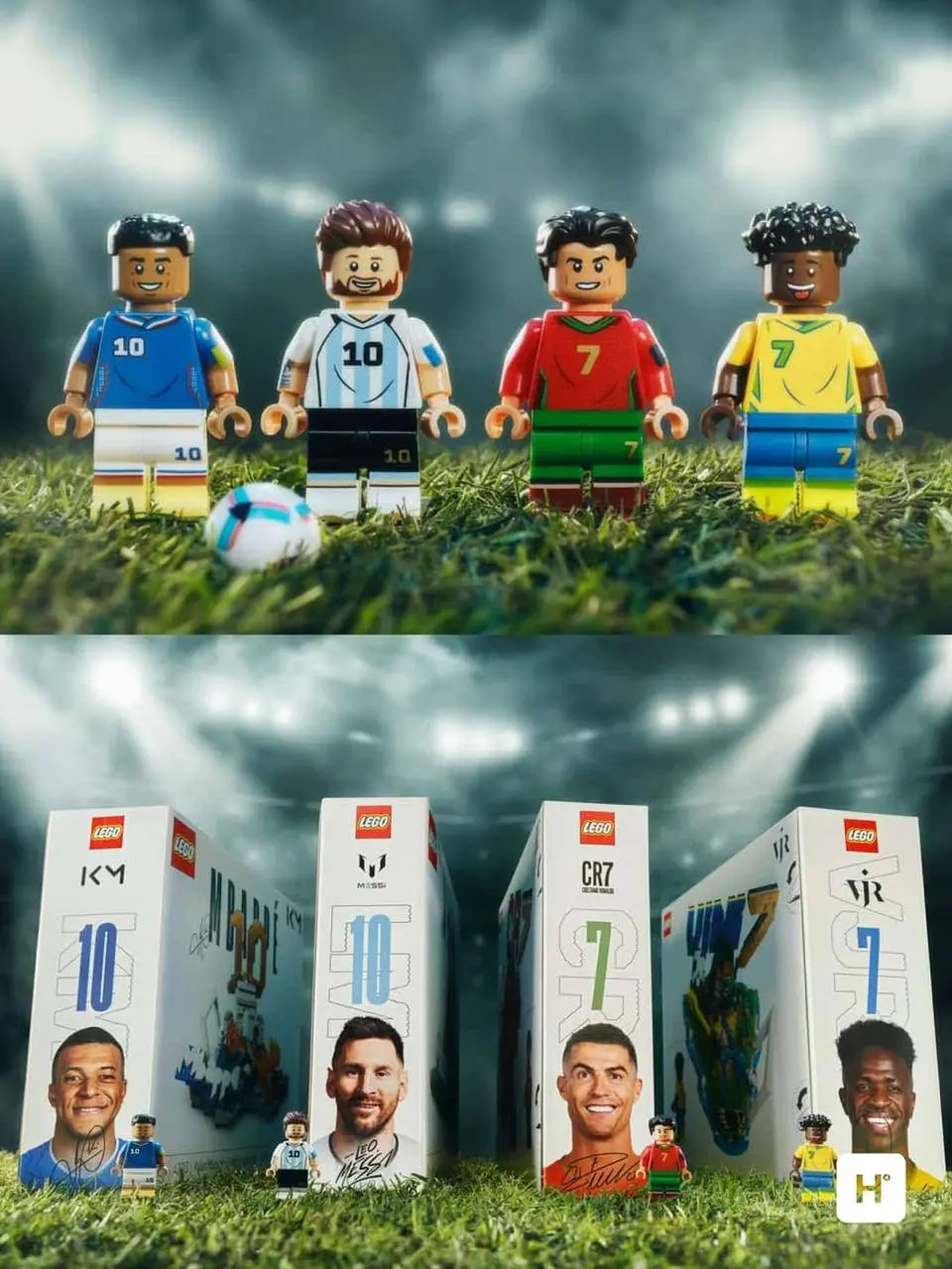 А вот, кстати, те самые наборы, которые LEGO выпустила совместно с FIFA.
Всего будет семь наборов — от 490 до 1427 кубиков | Сетка — социальная сеть от hh.ru