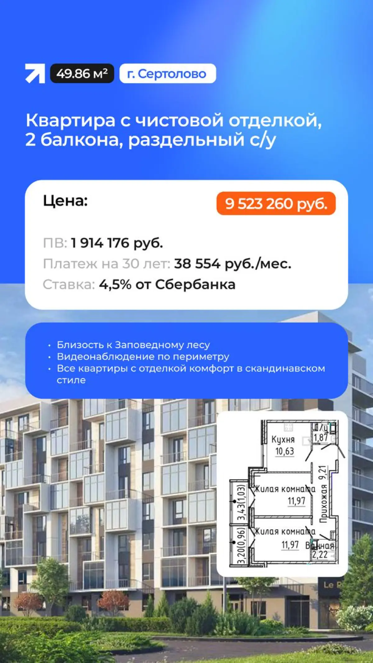 Петербур
Подборка квартир с самыми выгодными ставками
Пишите https://t.me/RUSINVESTREALTY | Сетка — социальная сеть от hh.ru