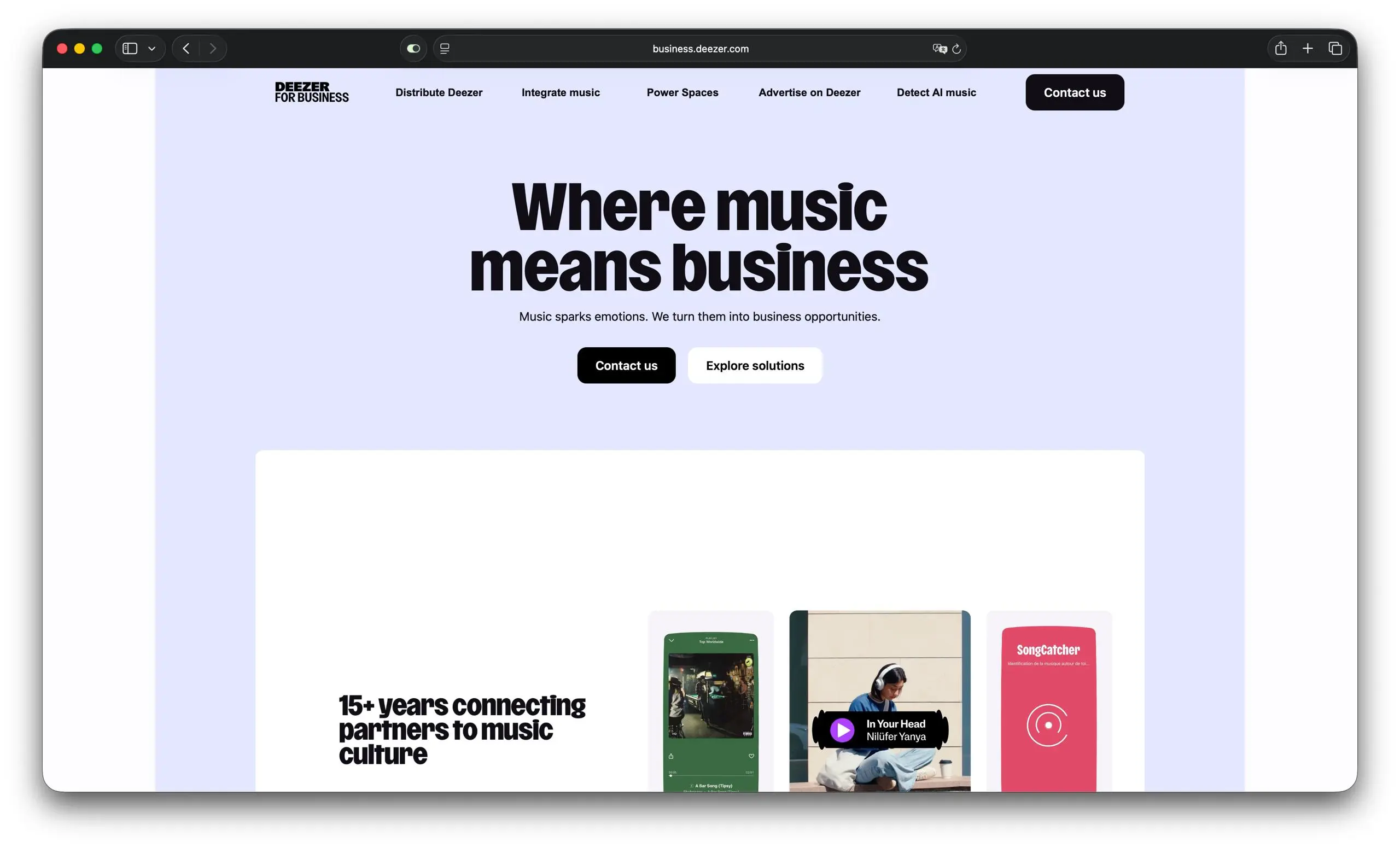 🎧#digest — Deezer перезапустил платформу Deezer for Business
Deezer представил обновлённую B2B-платформу Deezer for Business, которая объединяет партнёрские программы, рекламу, лицензирование музыки и... | Сетка — социальная сеть от hh.ru