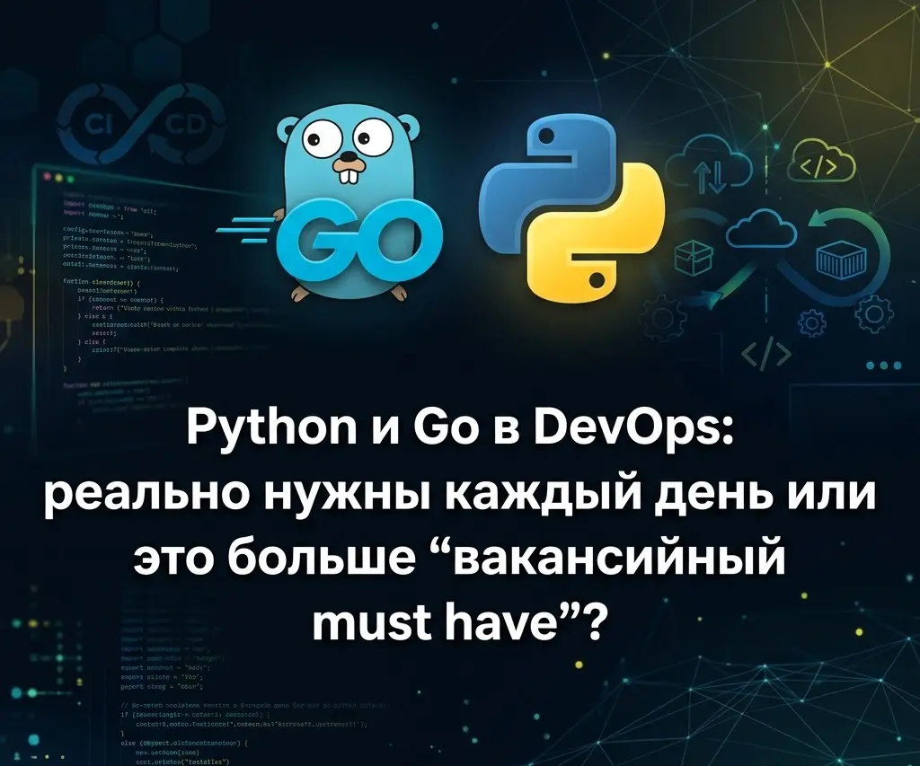Настолько ли нужны Python и Go DevOps-инженеру? | Сетка — социальная сеть от hh.ru