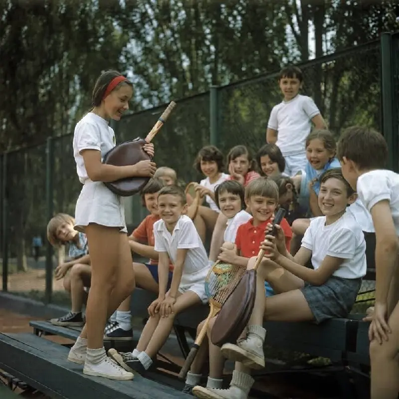 Занятия в теннисной детской школе Дворца спорта "Локомотив". 1975 год. | Сетка — социальная сеть от hh.ru