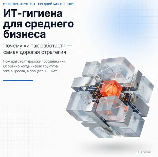 Почему «и так работает» — самая дорогая стратегия
Транспортная компания, 150 человек. Сервер с базой клиентов куплен в 2015-м. Дисковый массив деградировал год назад — ИТ знали, но «пока всё работает» | Сетка — социальная сеть от hh.ru