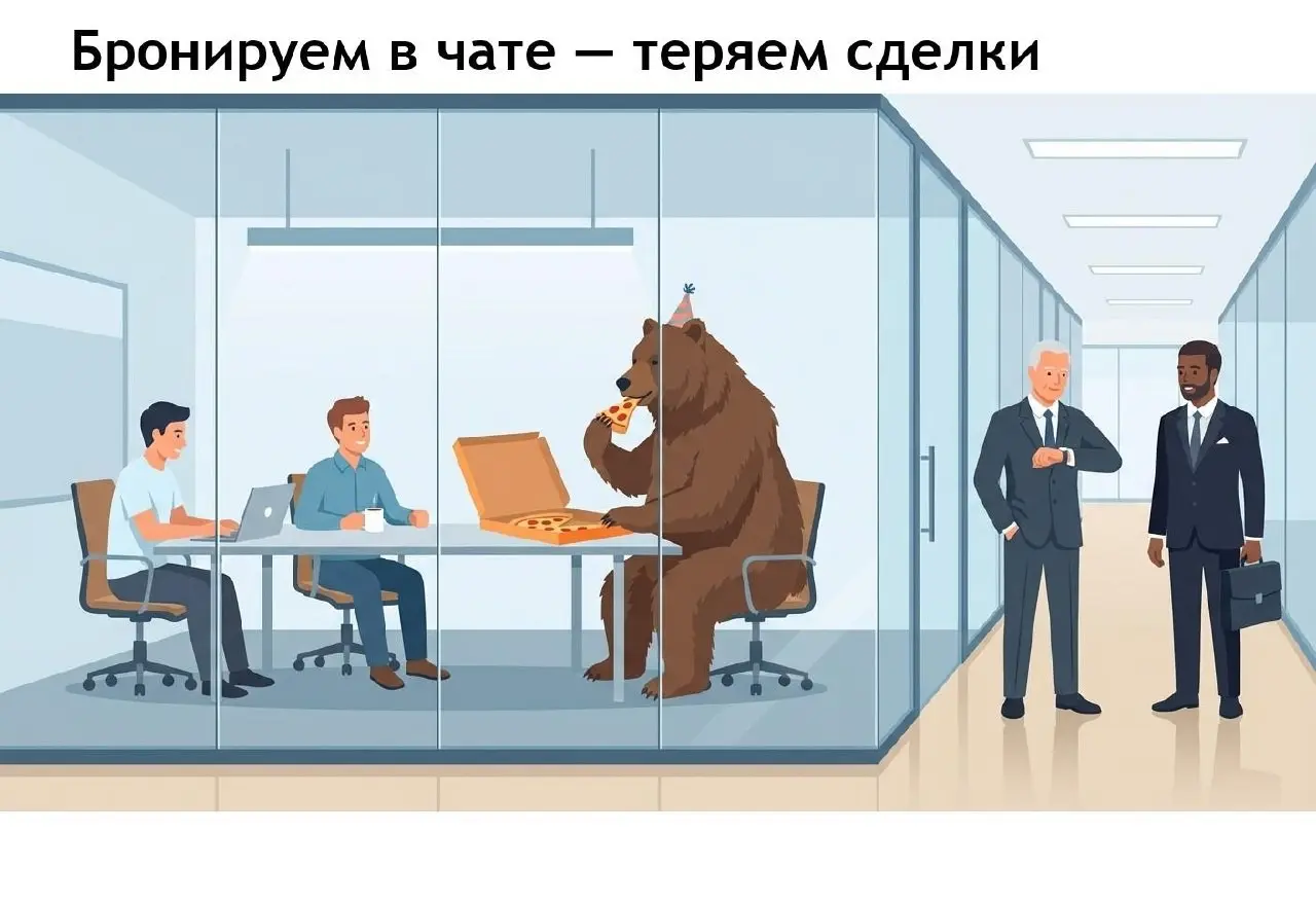 Бронируем в чате - теряем сделки | Сетка — социальная сеть от hh.ru