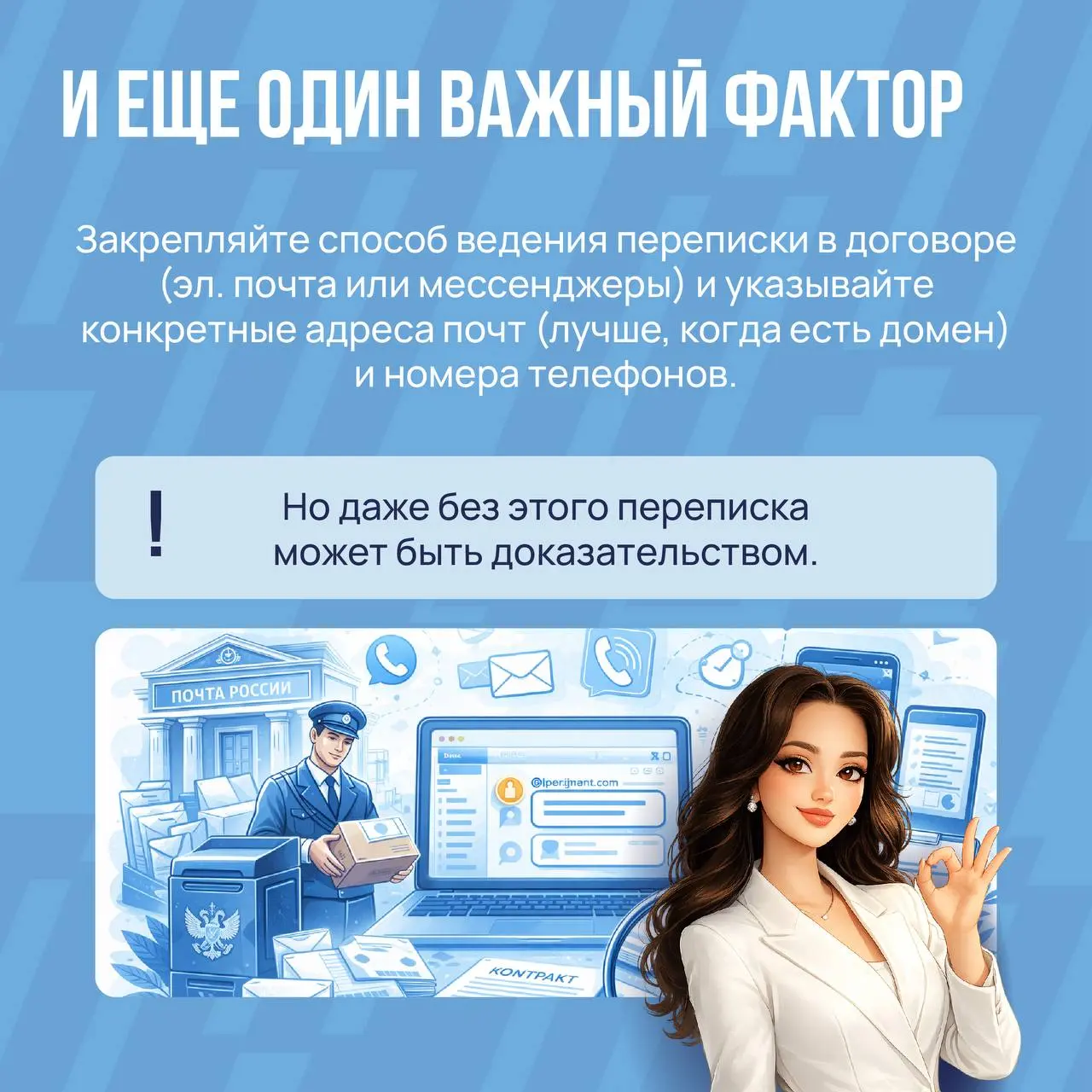 💬Что важно знать о деловой переписке с контрагентами?– памятка от юриста | Сетка — социальная сеть от hh.ru