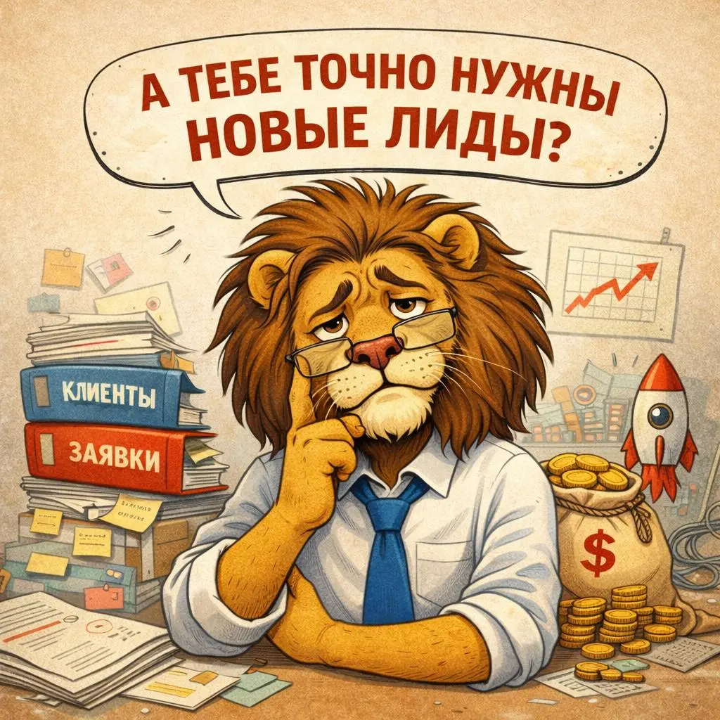 А тебе точно нужны новые лиды? 😮
Новые лиды это всегда про рост рекламного бюджета, стоимости привлечения, падение маржинальности | Сетка — социальная сеть от hh.ru